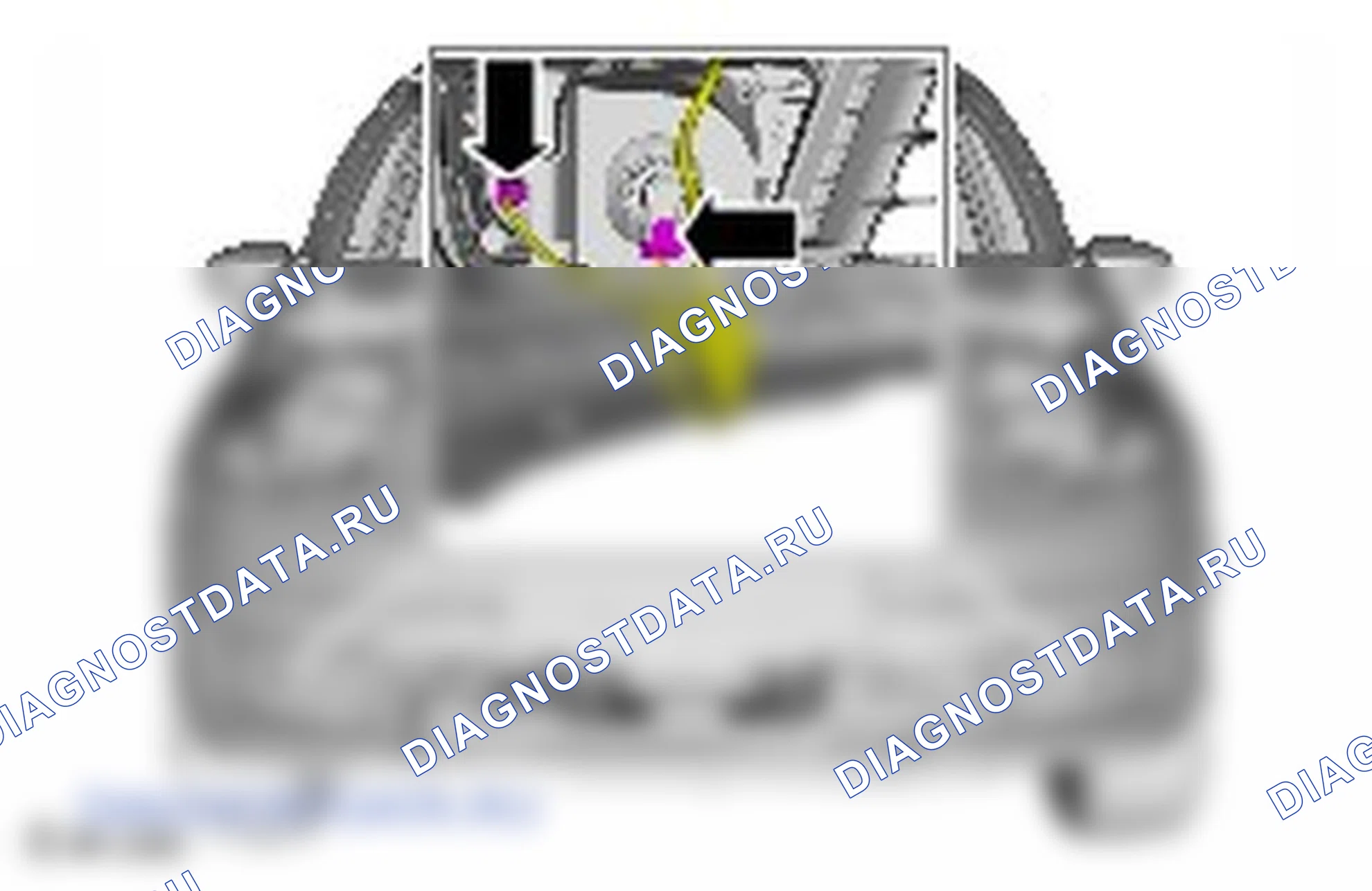 Как снять и установить кожух переднего бампера. Ford S-MAX I