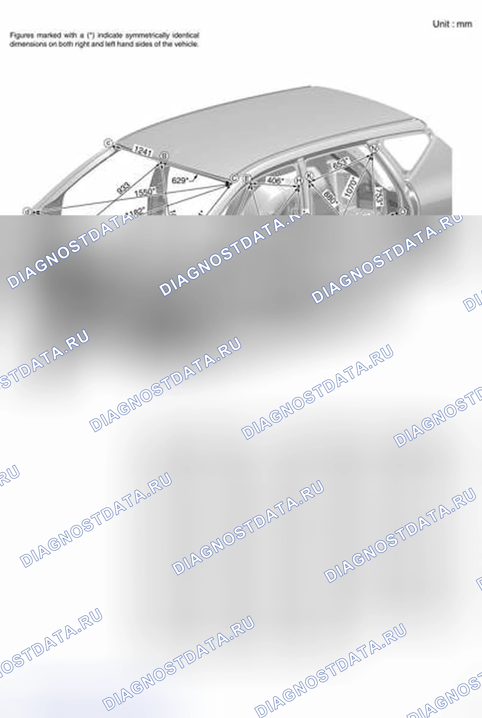 Рис. 423: Измерение. Honda Integra I