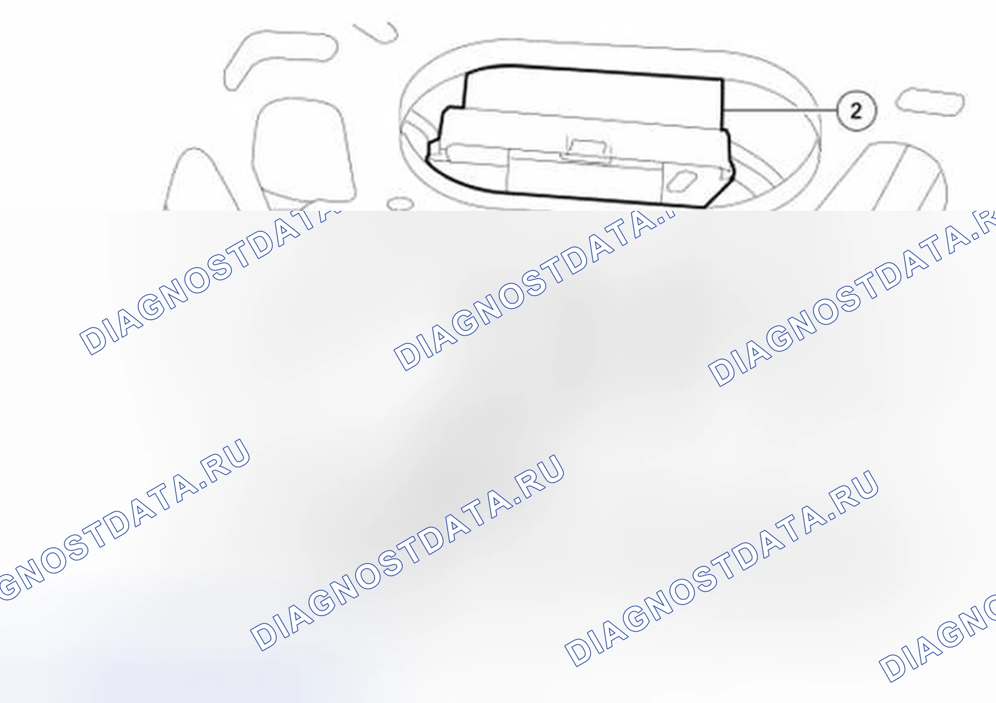 Рис. 68: Модем - антенна. Ford Pickup F250 Super Duty II