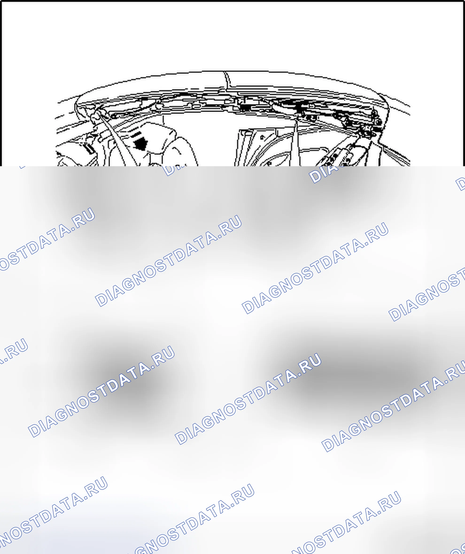 Рис. 146: ДАТЧИКИ БЛОКИРОВКИ СТОЛБА КРЫШИ. Volkswagen Eos I