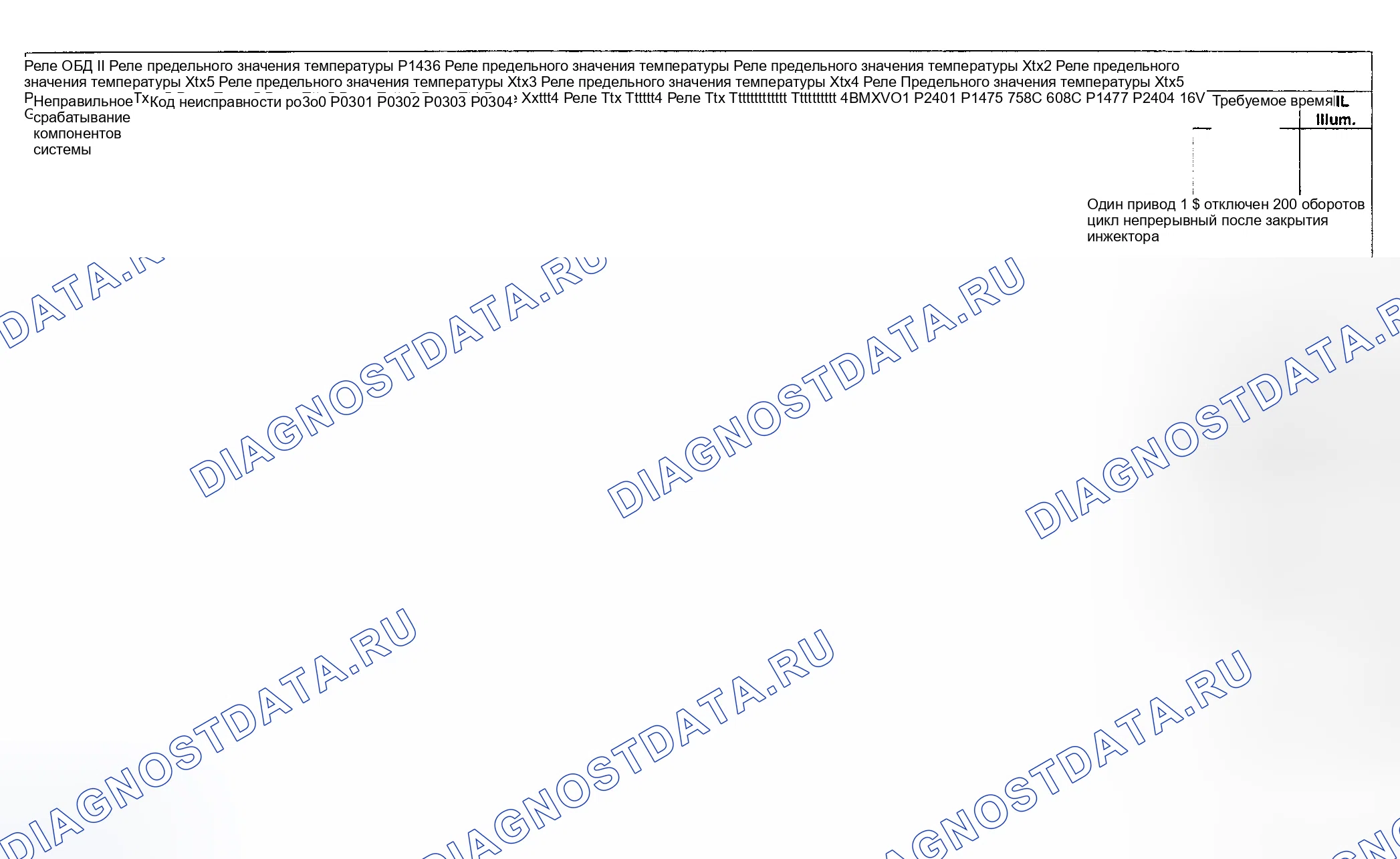 Рис. 87: Диагностика расшифровка кода ошибки (Cooper S двигатель Type LEV Standard / проверка Group: 4BMXV01.6R50) - 2 из 14. MINI Cooper S I