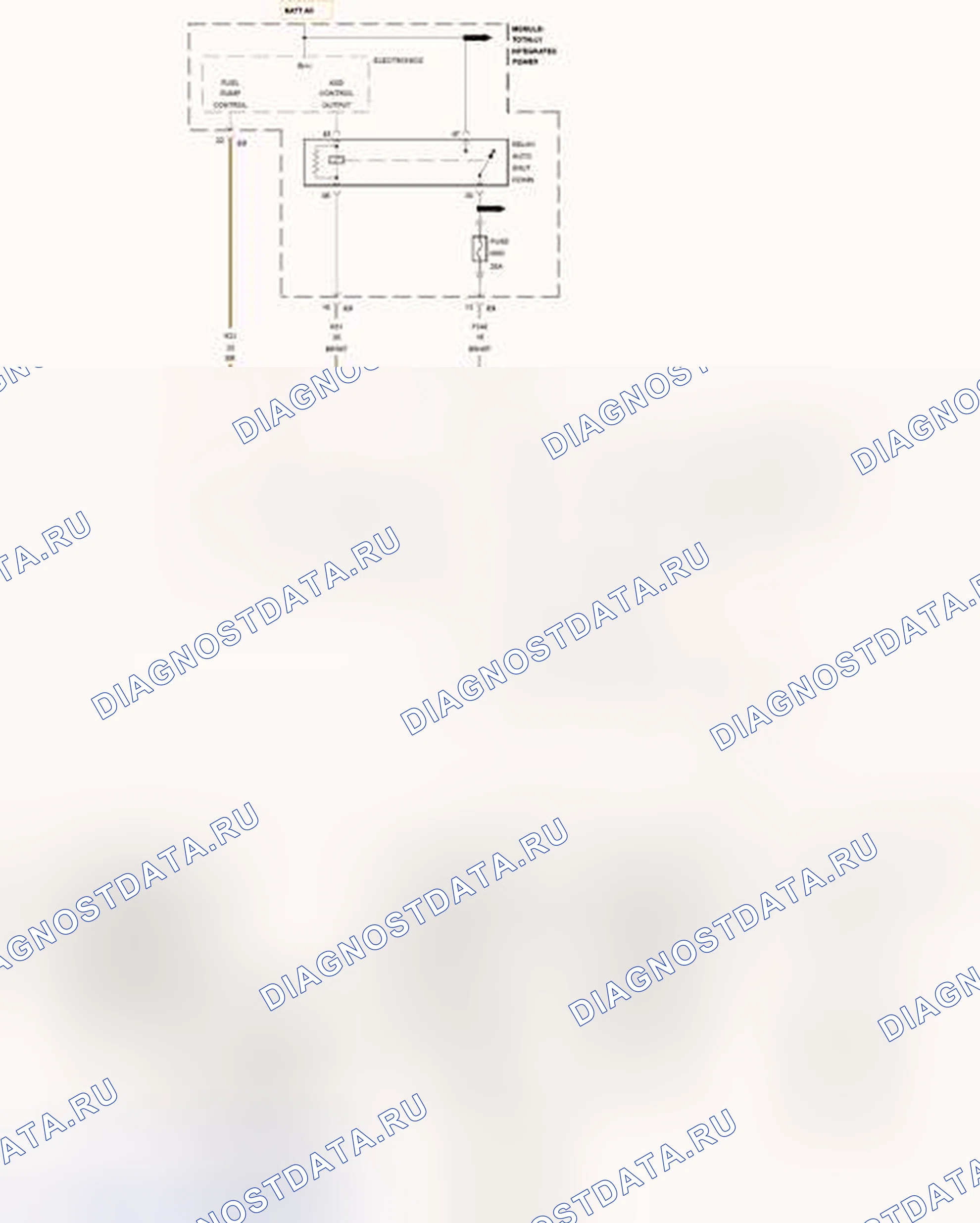 Рис. 238: P0202-КОНТУР ТОПЛИВНОГО ИНЖЕКТОРА 2. RAM Cab & Chassis 3500 HD I
