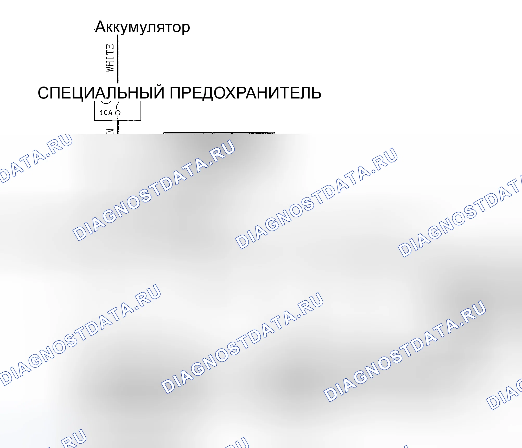 Рис. 326: ПРИНЦИПИАЛЬНАЯ СХЕМА. Mitsubishi Montero III