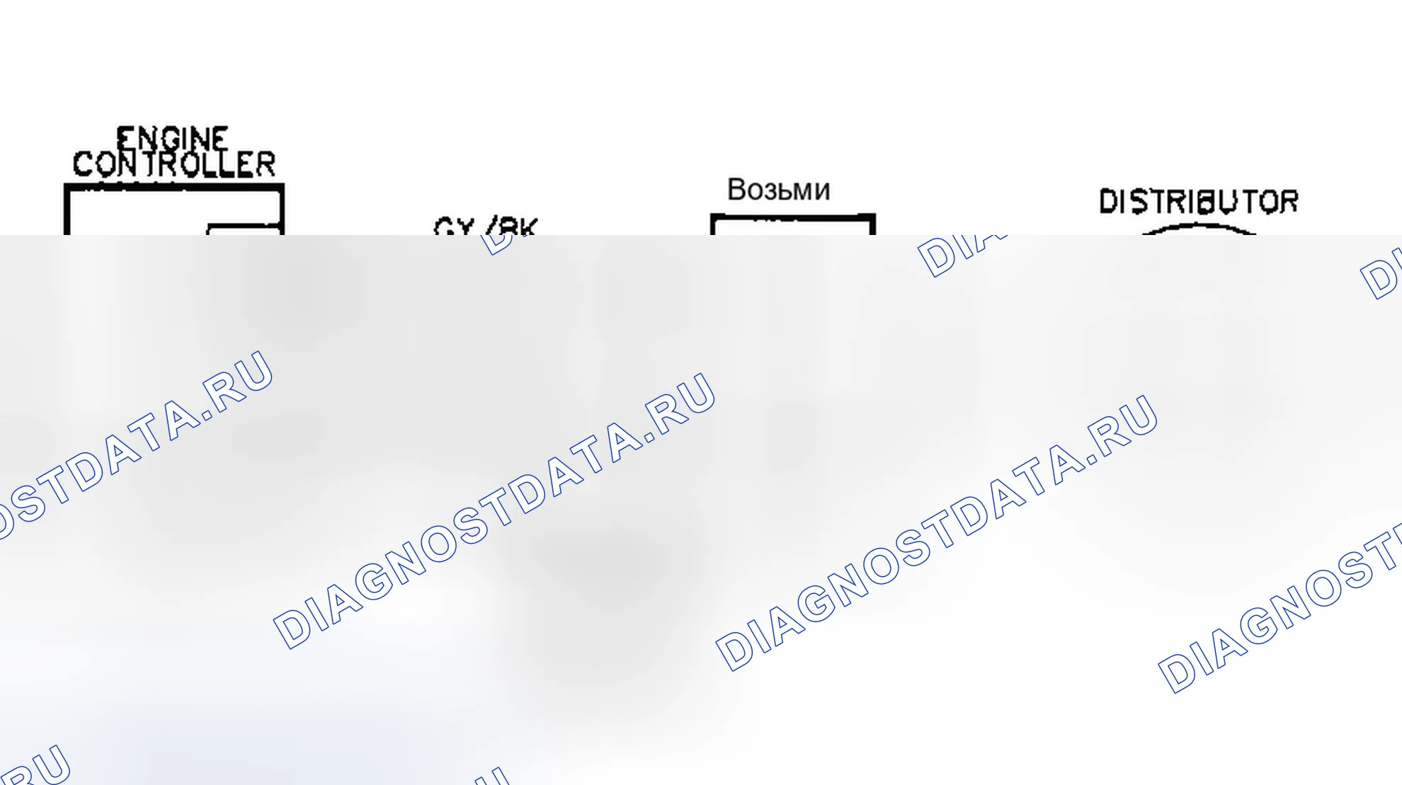 Рис. 524: Тест Ns-8b, принципиальная схема.. Dodge Spirit I