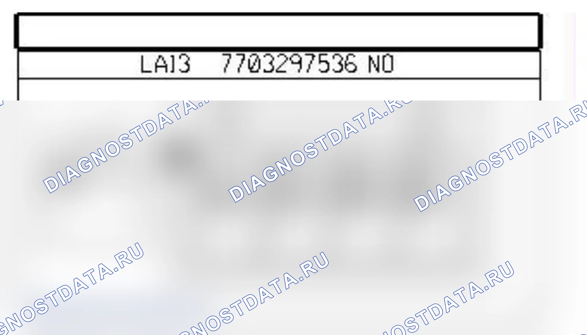 Распиновка разъёма R13 — Раз. элпров. лев. задн. части куз./лев.задн. двери. Renault Clio II