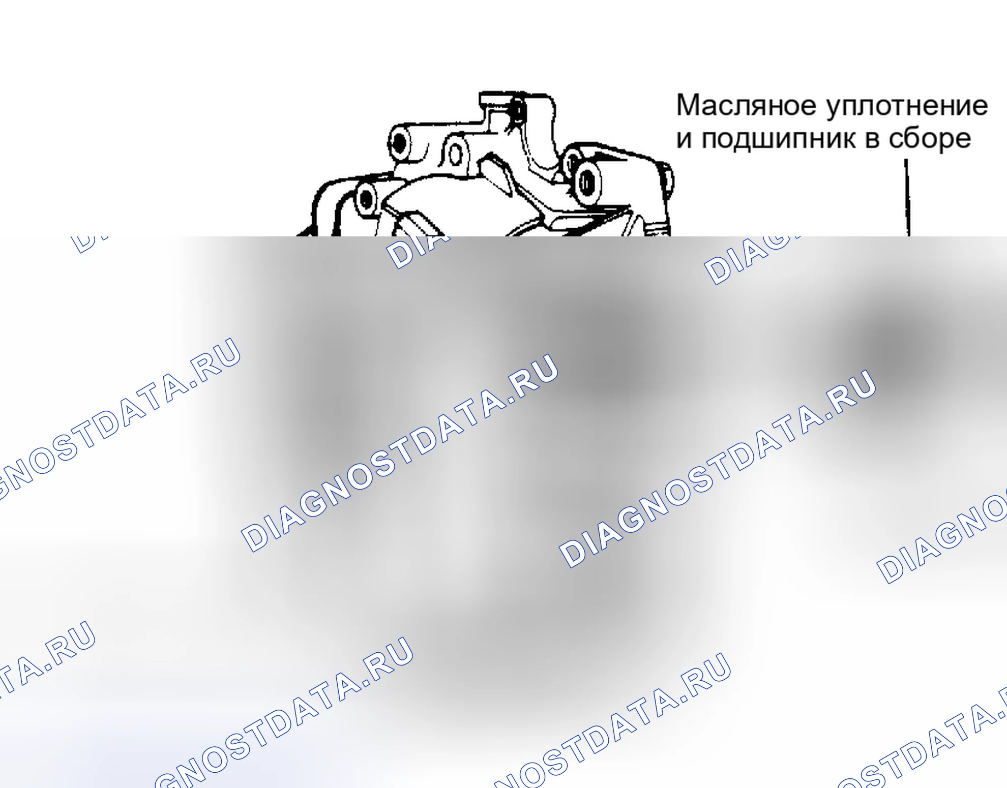 Рис. 2: Короткий вал сцепления с масляным уплотнением / подшипником в сборе Обеспечить правильную идентификацию деталей перед началом ремонта.. Renault Fuego I