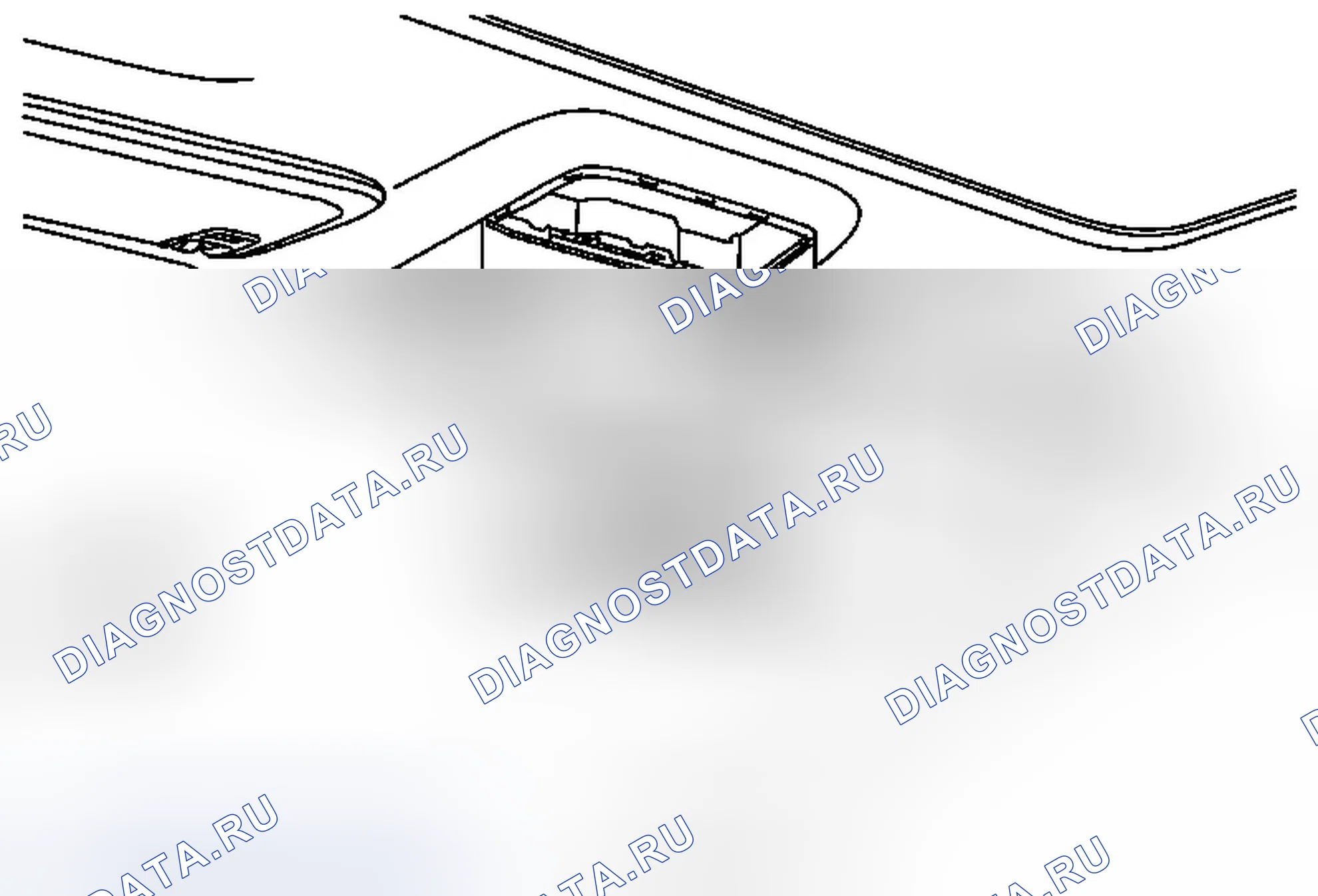 Рис. 9: Замена пластины триммерного эффекта в люке. Buick Regal V