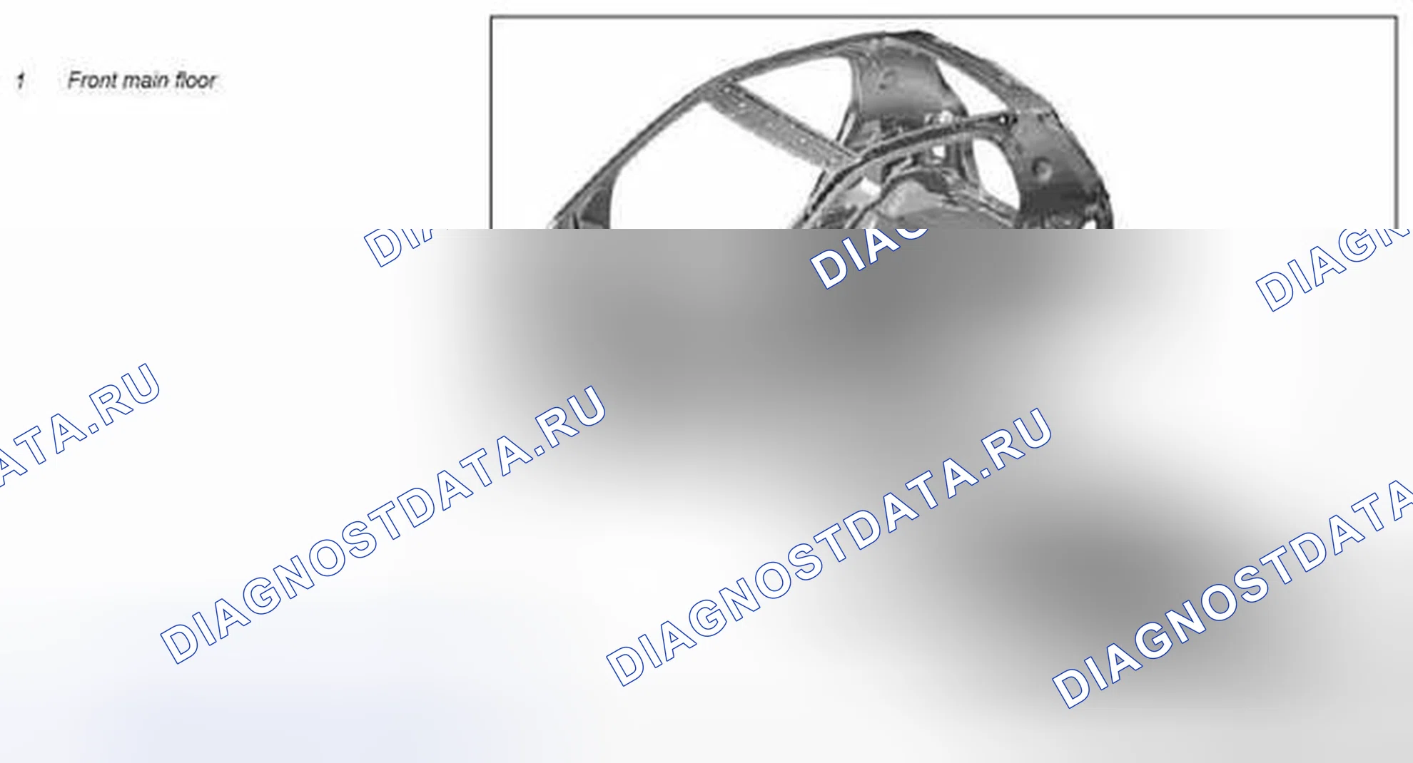 Рис. 202: Частичная замена основного пола - AR63.40-P-1180MCC. Kia Soul I