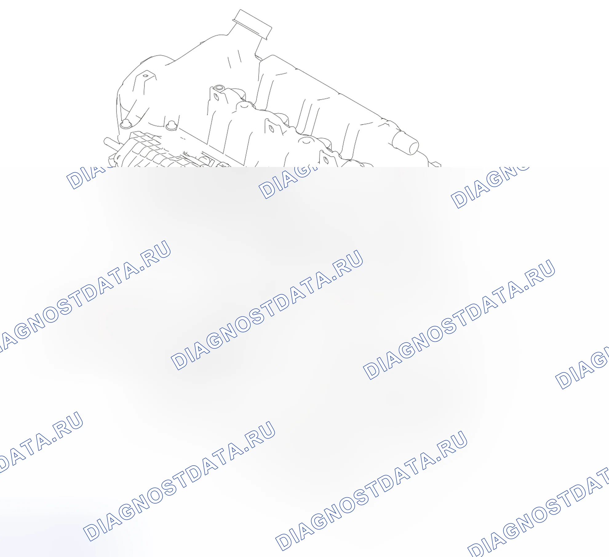 Схема расположения датчика давления масла — Great Wall Wingle-5. Great-Wall Wingle 5 I
