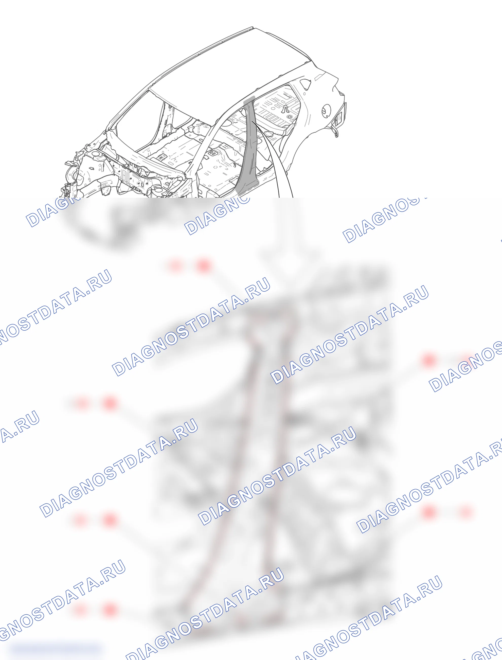Узел арматуры колонны В — Haval H2. Haval H2 I