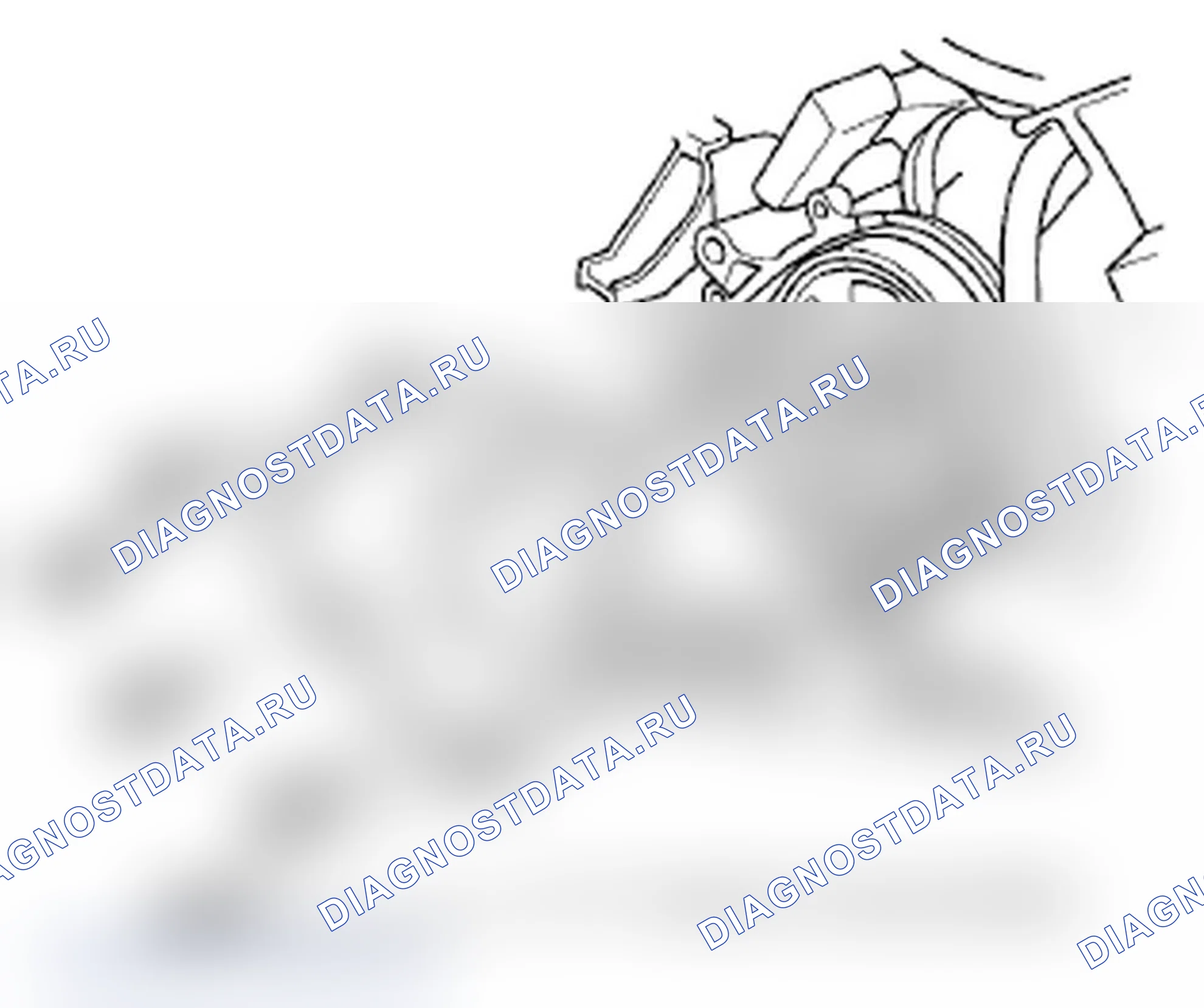 Рис. 47: Проверка ремня ГРМ. Acura RL II рестайлинг
