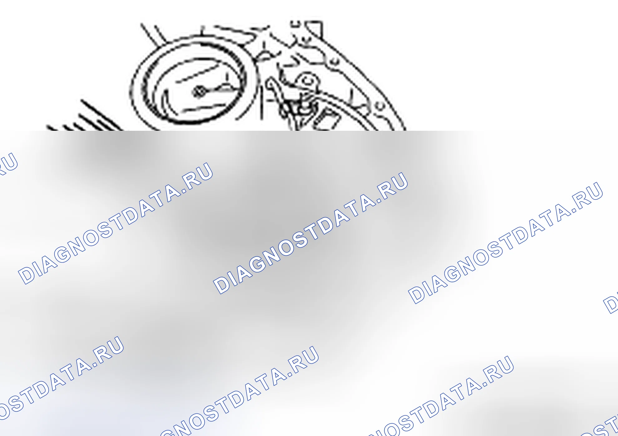 Рис. 397: Сторона корпуса преобразователя (AWD). Mazda CX-9 I