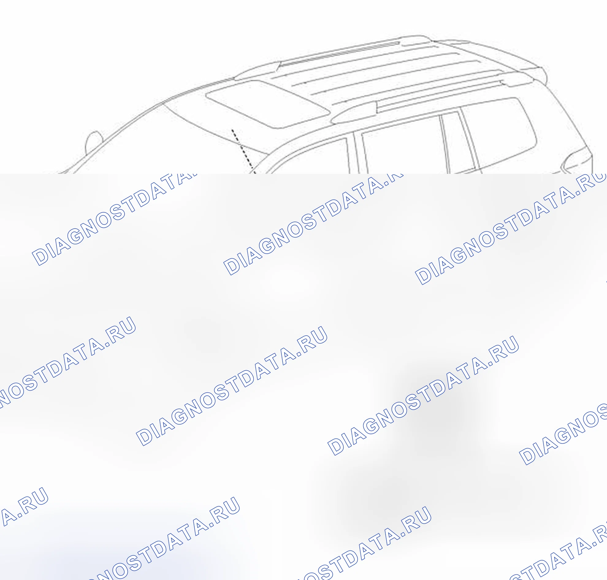 Рис. 50: ИЛЛЮСТРАЦИЯ. Toyota Highlander II рестайлинг
