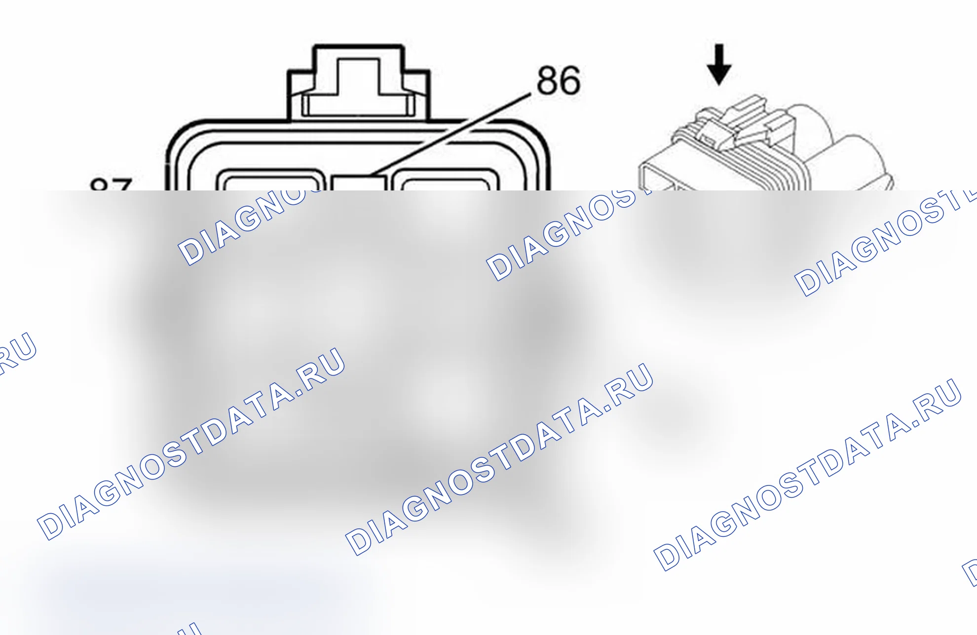 Рис. 291: Реле насоса подачи вторичного воздуха (система впрыска вторичного воздуха) (NU6). Pontiac G6 I final