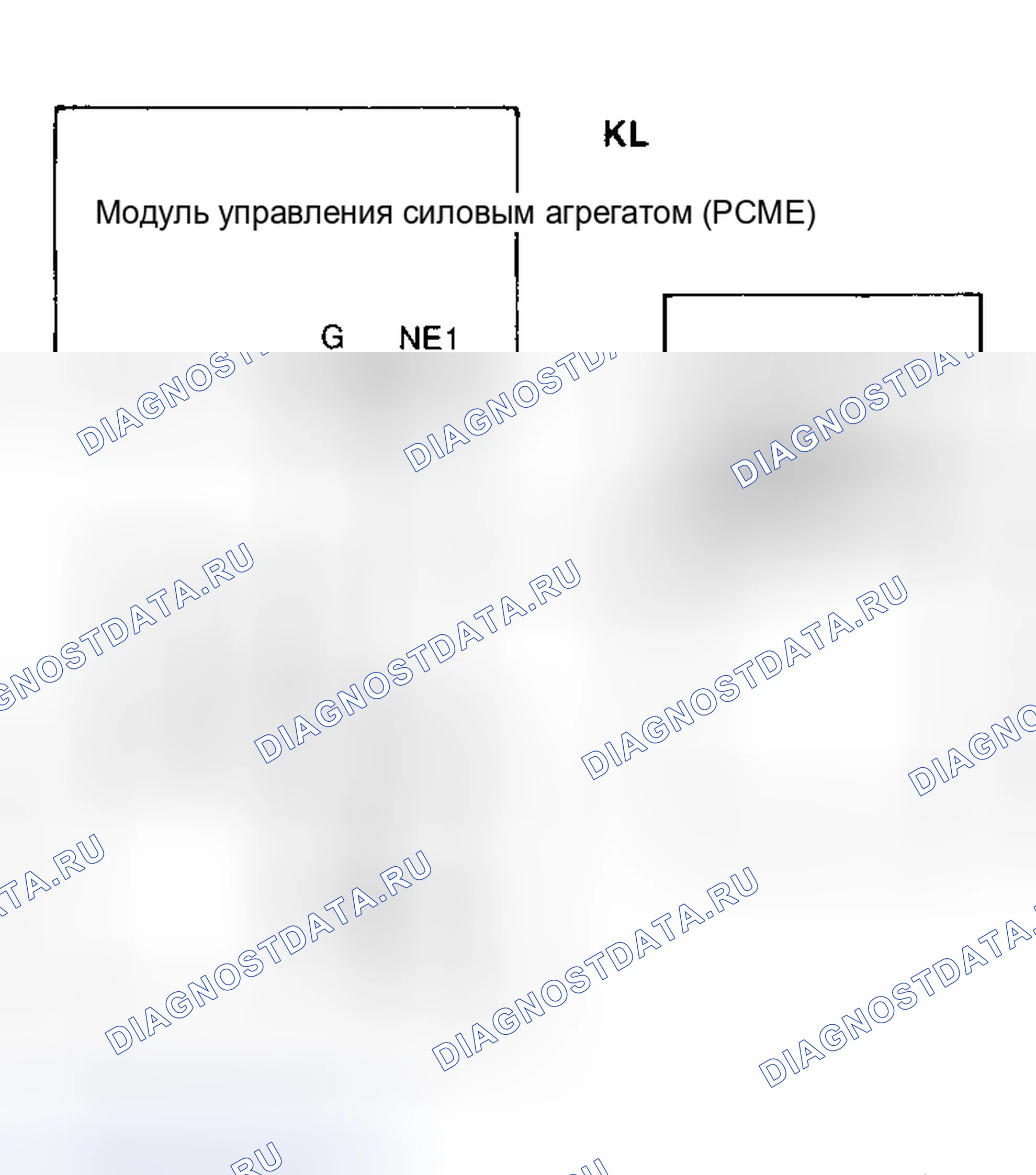 Рис. 72: КОД 01, 02 - СИГНАЛ ОБОРОТОВ ДВИГАТЕЛЯ. Mazda MX-6 I