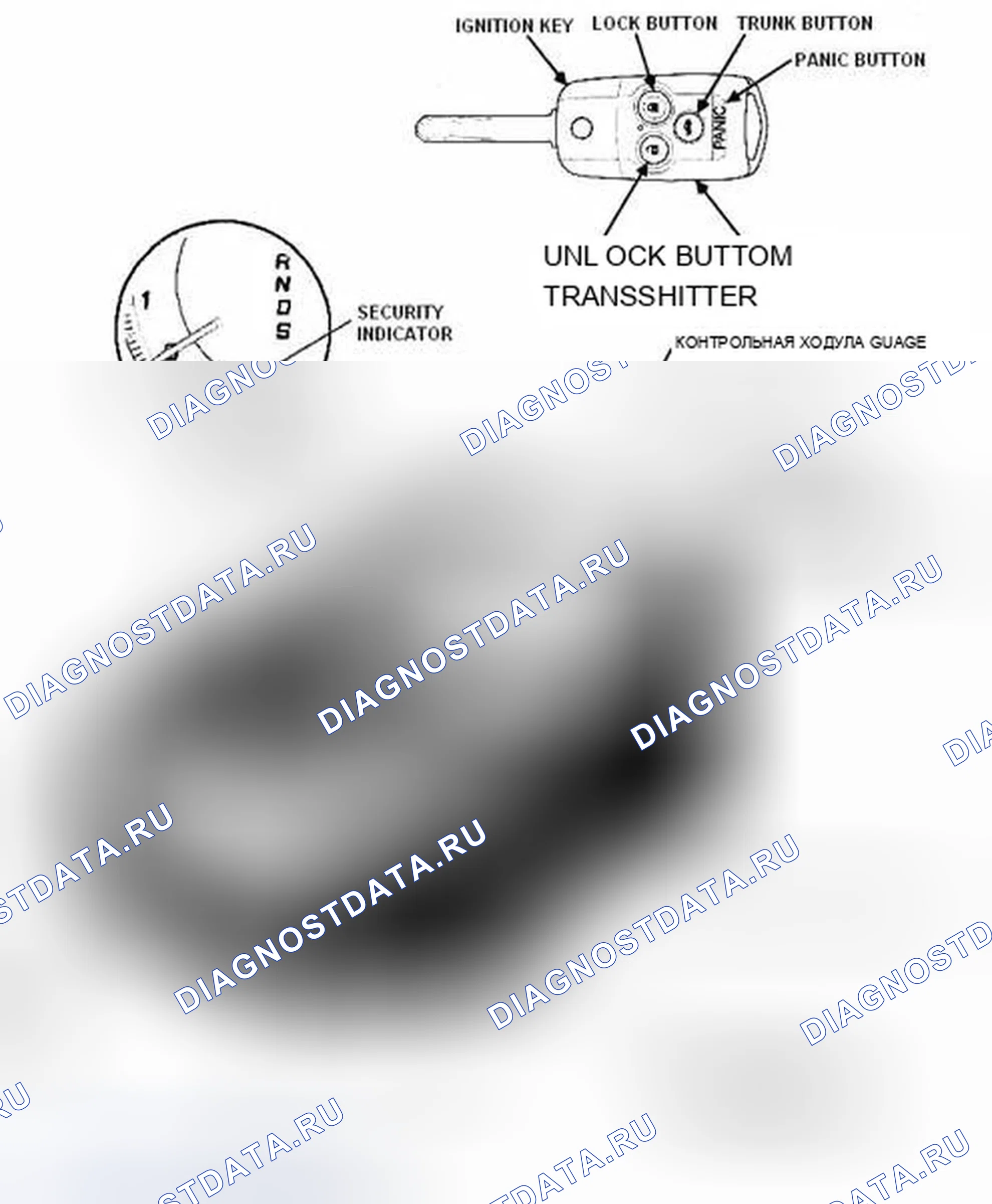 Рис. 15: Указатель расположения компонентов. Acura TSX II