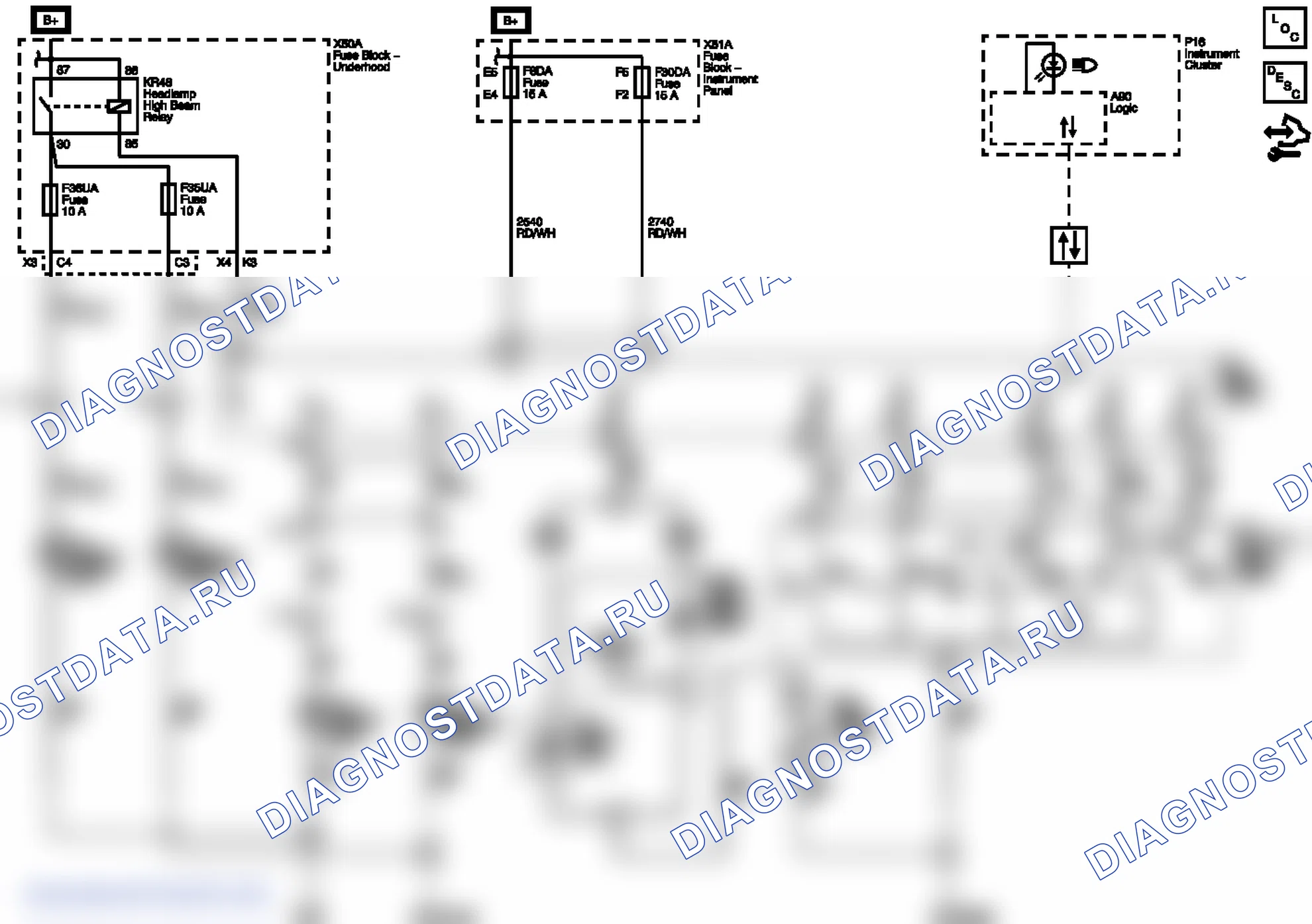 Рис. 1: Фары и дневные ходовые огни. GMC Terrain I