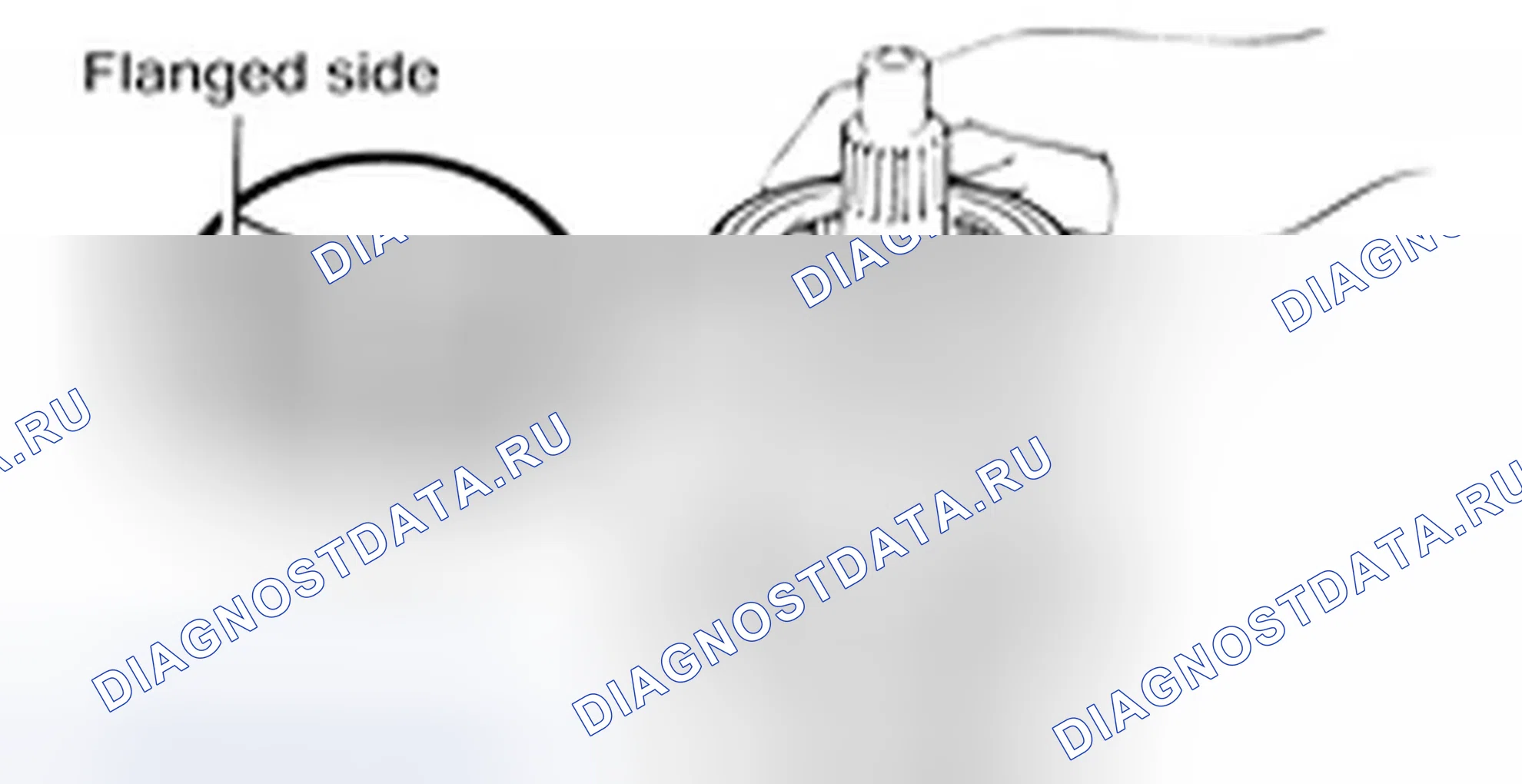 Сборка муфты реверса и овердрайва. Hyundai H-1 A1