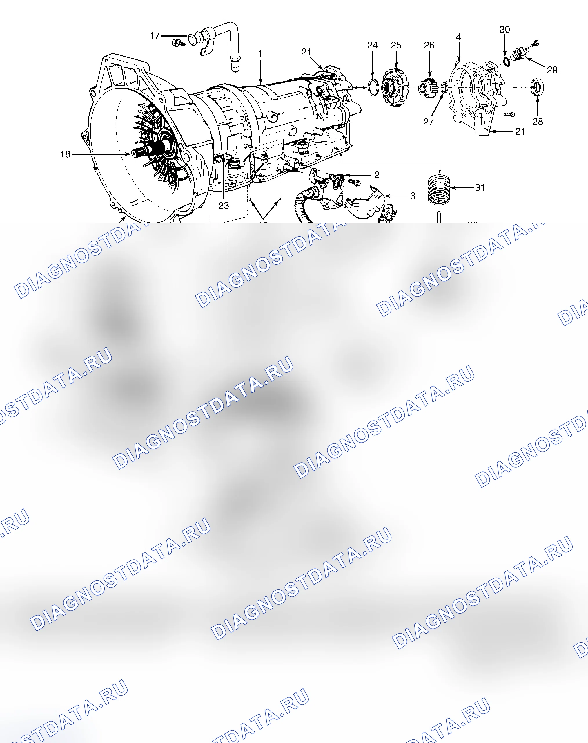 Рис. 7: Разборка. Acura SLX I