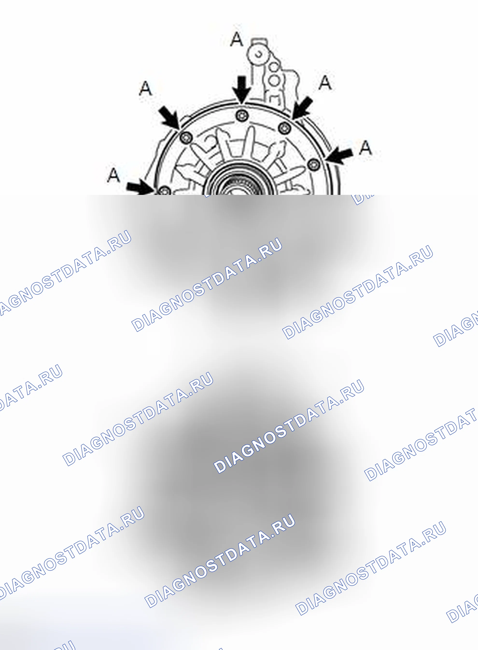 Рис. 396: ПОРЯДОК ВЫПОЛНЕНИЯ РАБОТ. Toyota Highlander III