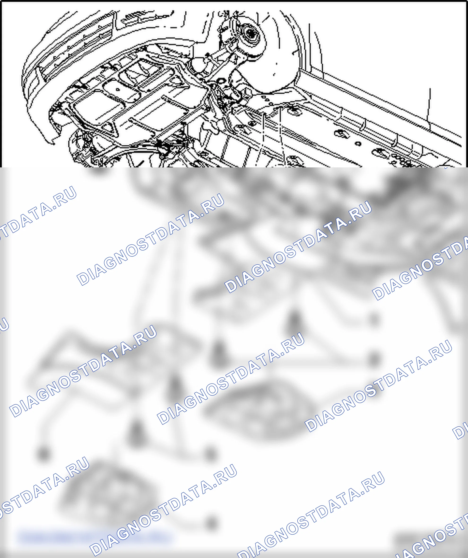 Облицовка днища. Volkswagen Touran I