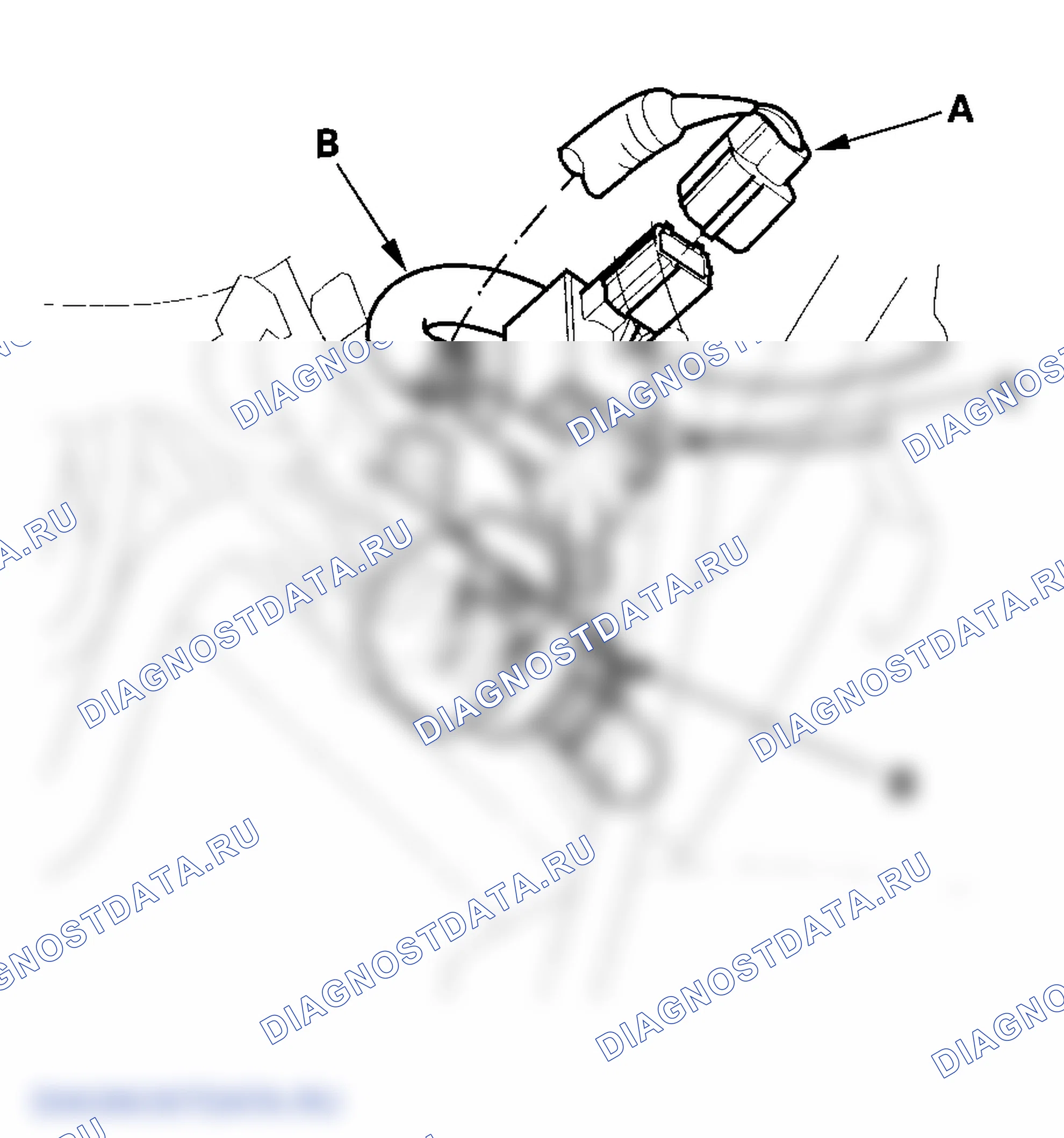 Рис. 41: Замена клапана продувки канистры EVAP. Honda S2000 AP2 рестайлинг