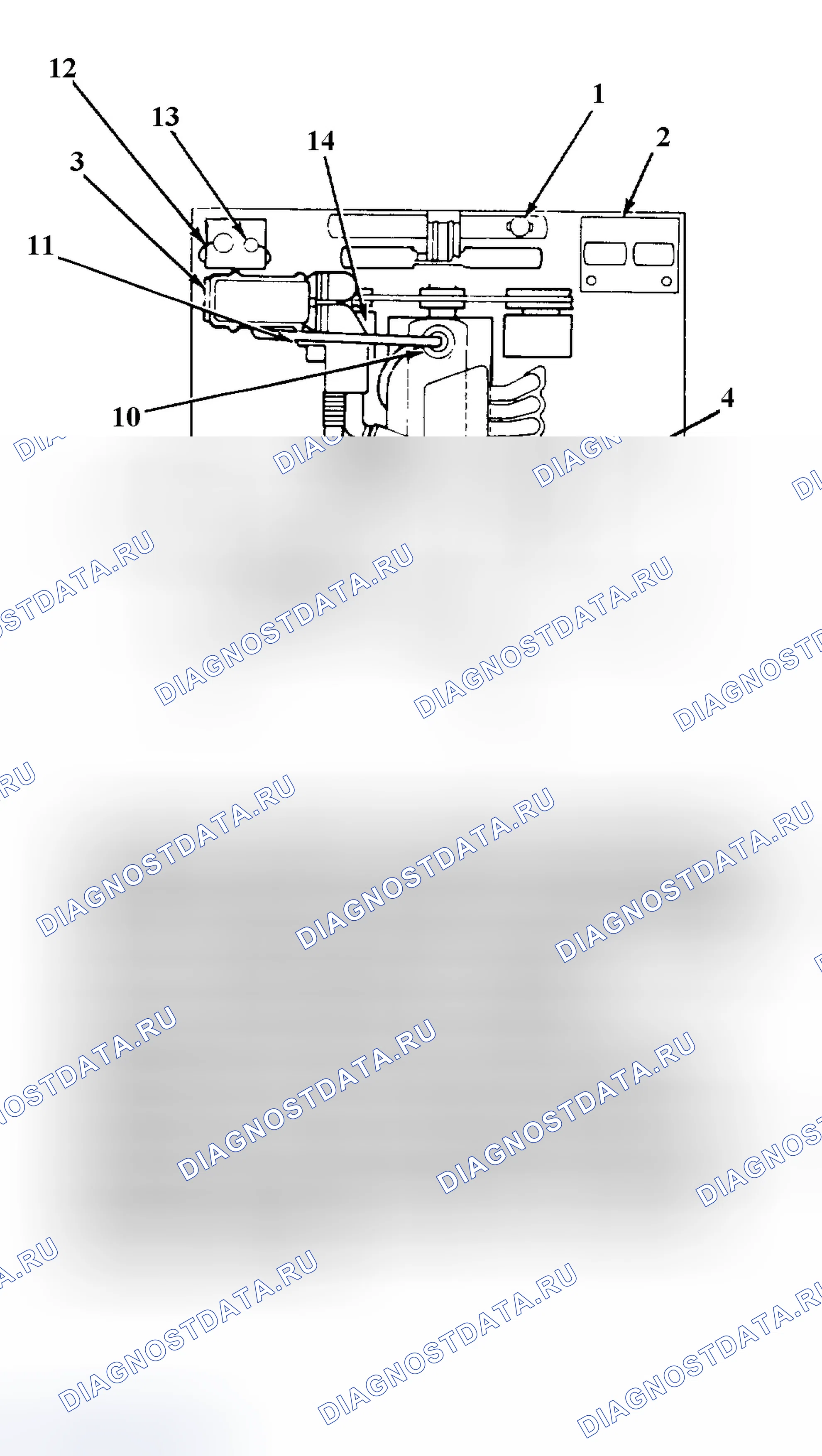 Рис. 9: РАСПОЛОЖЕНИЕ ТОЧЕК ОБСЛУЖИВАНИЯ. Ford Pickup F250 