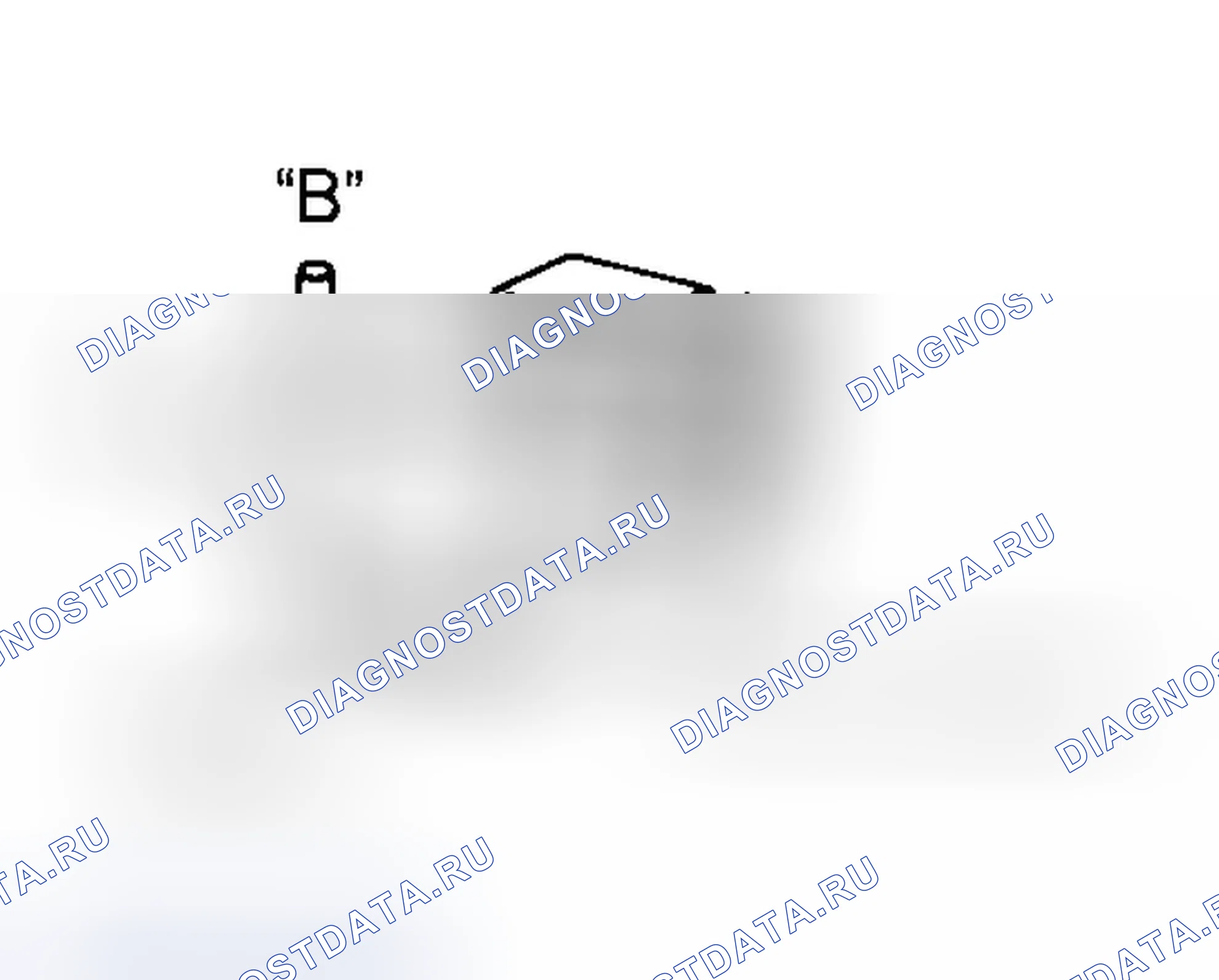 Рис. 156: Идентификация портов электромагнитов EVR / VRIS. Ford Escort V рестайлинг