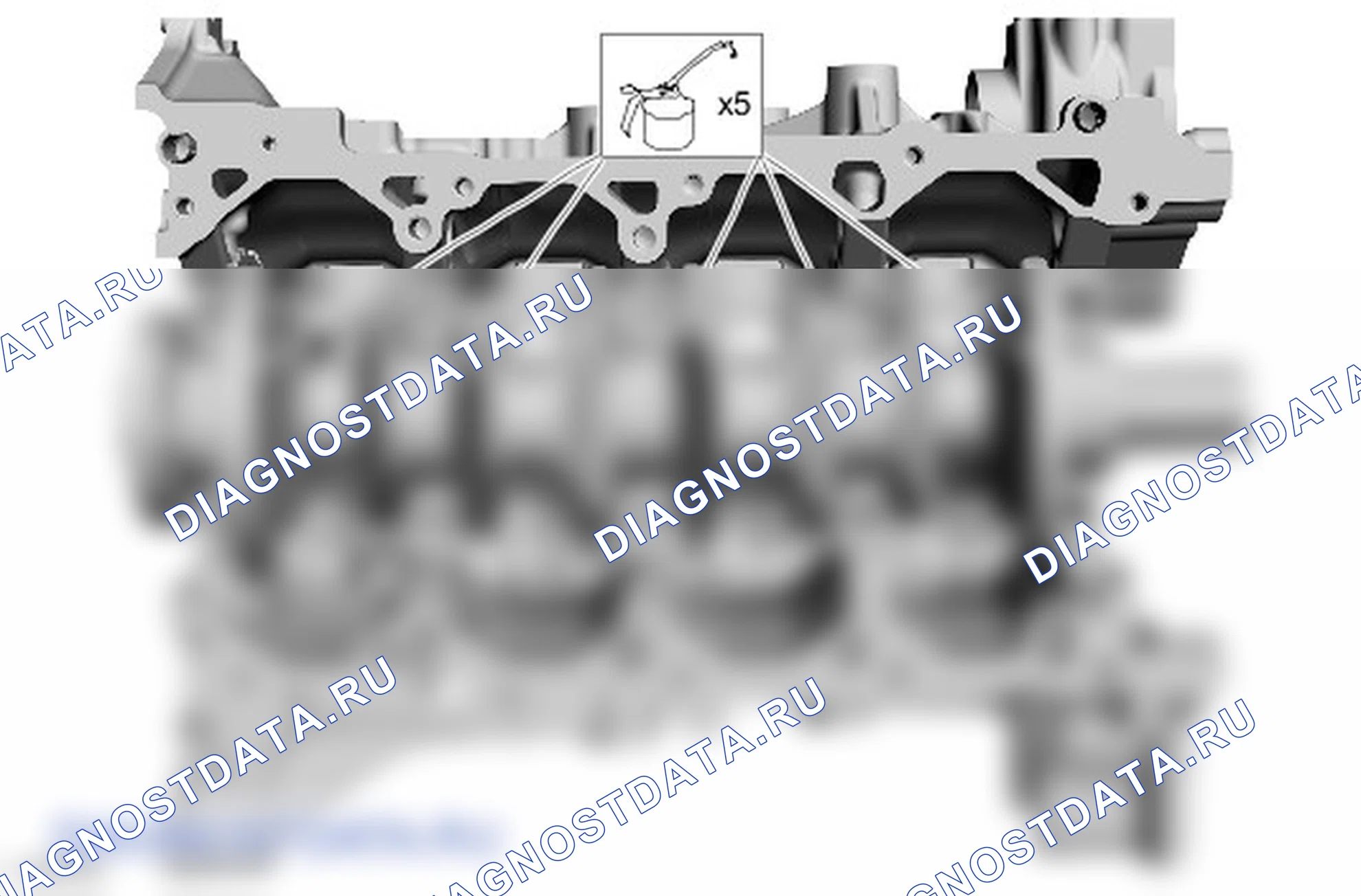 Сборка двигателя. Ford Transit VIII