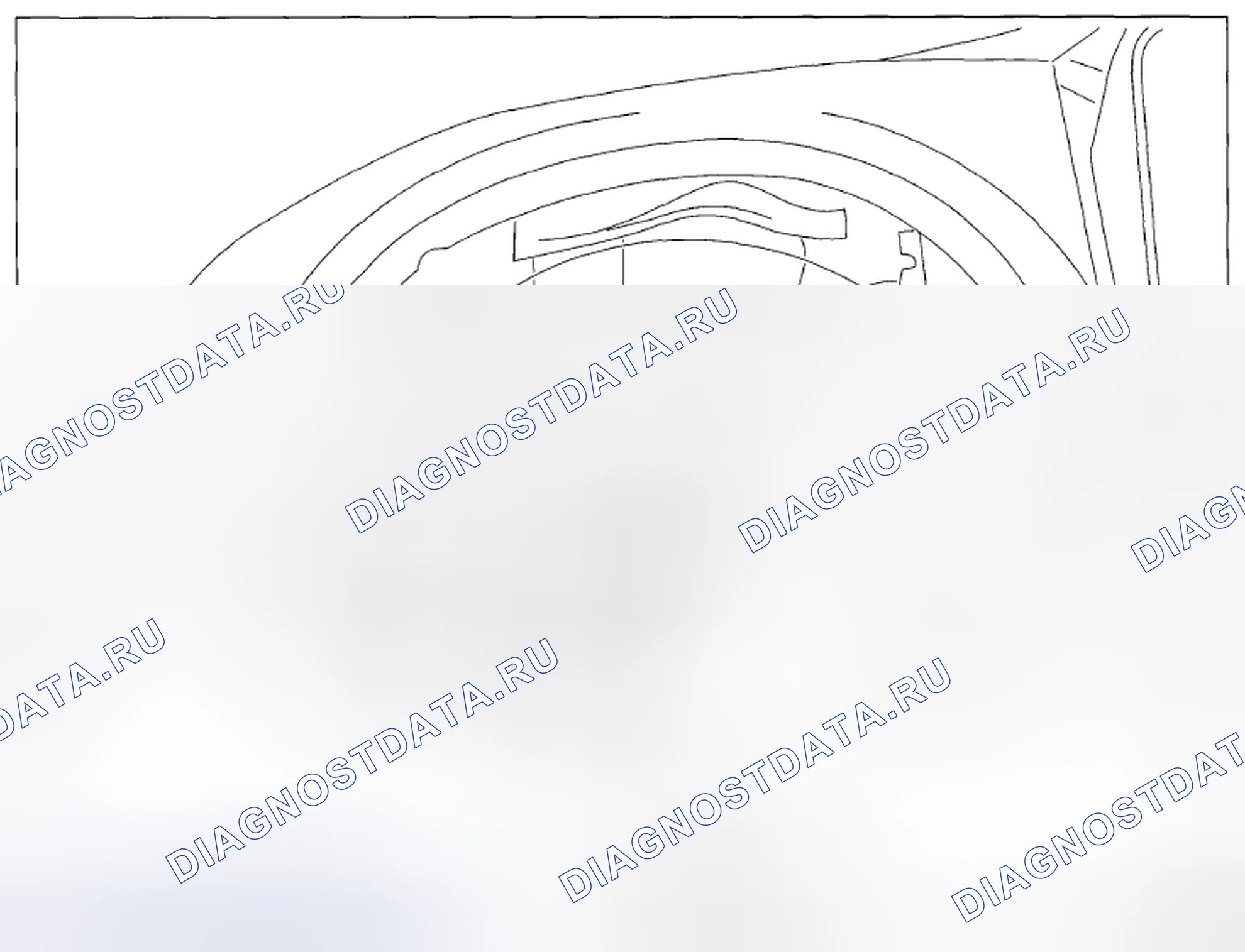 Рис. 38: Передний брызгозащитный экран No1. Mazda CX-5 I