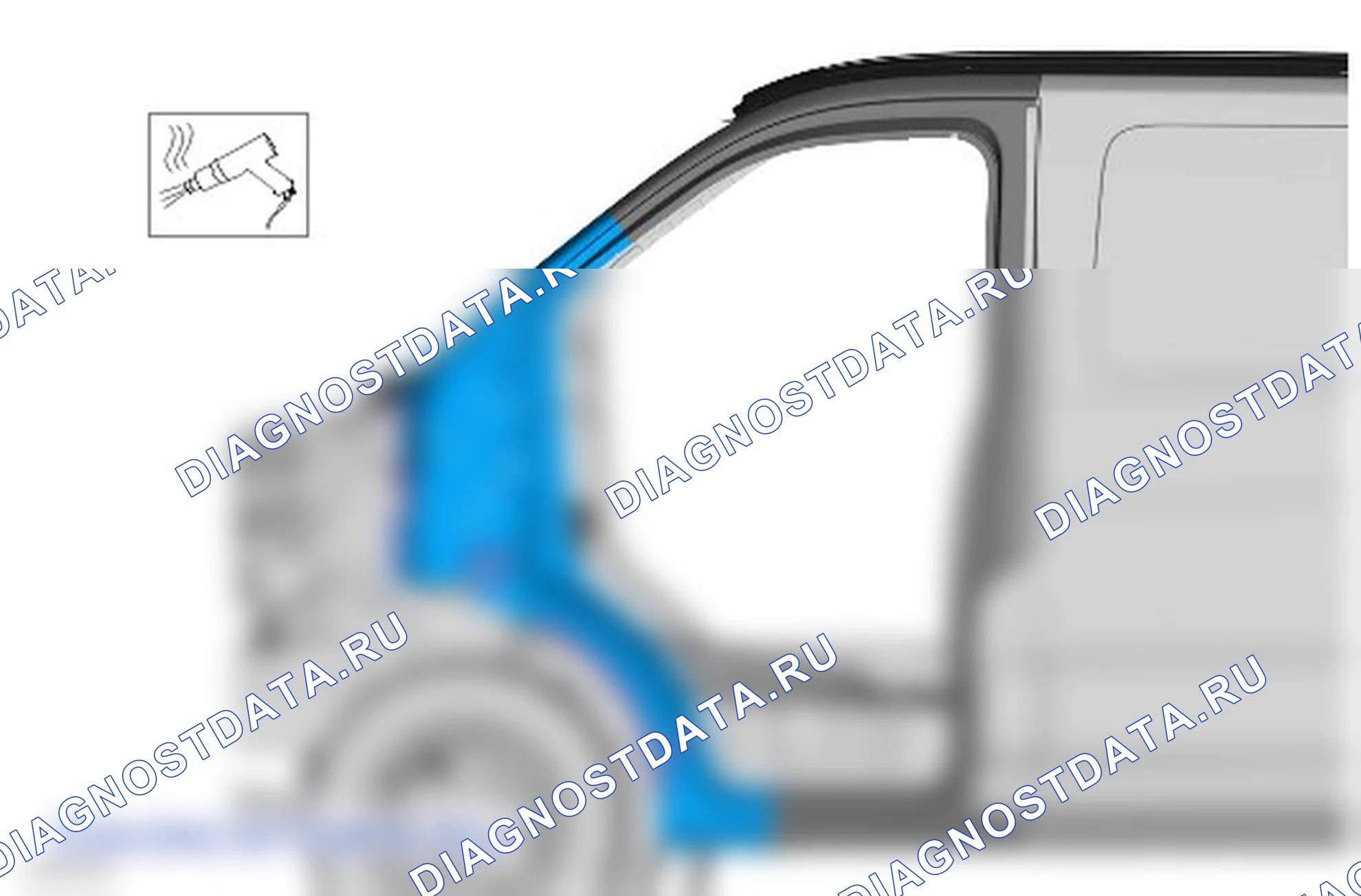 Внешняя панель стойки А: описание и работа. Ford Transit VIII