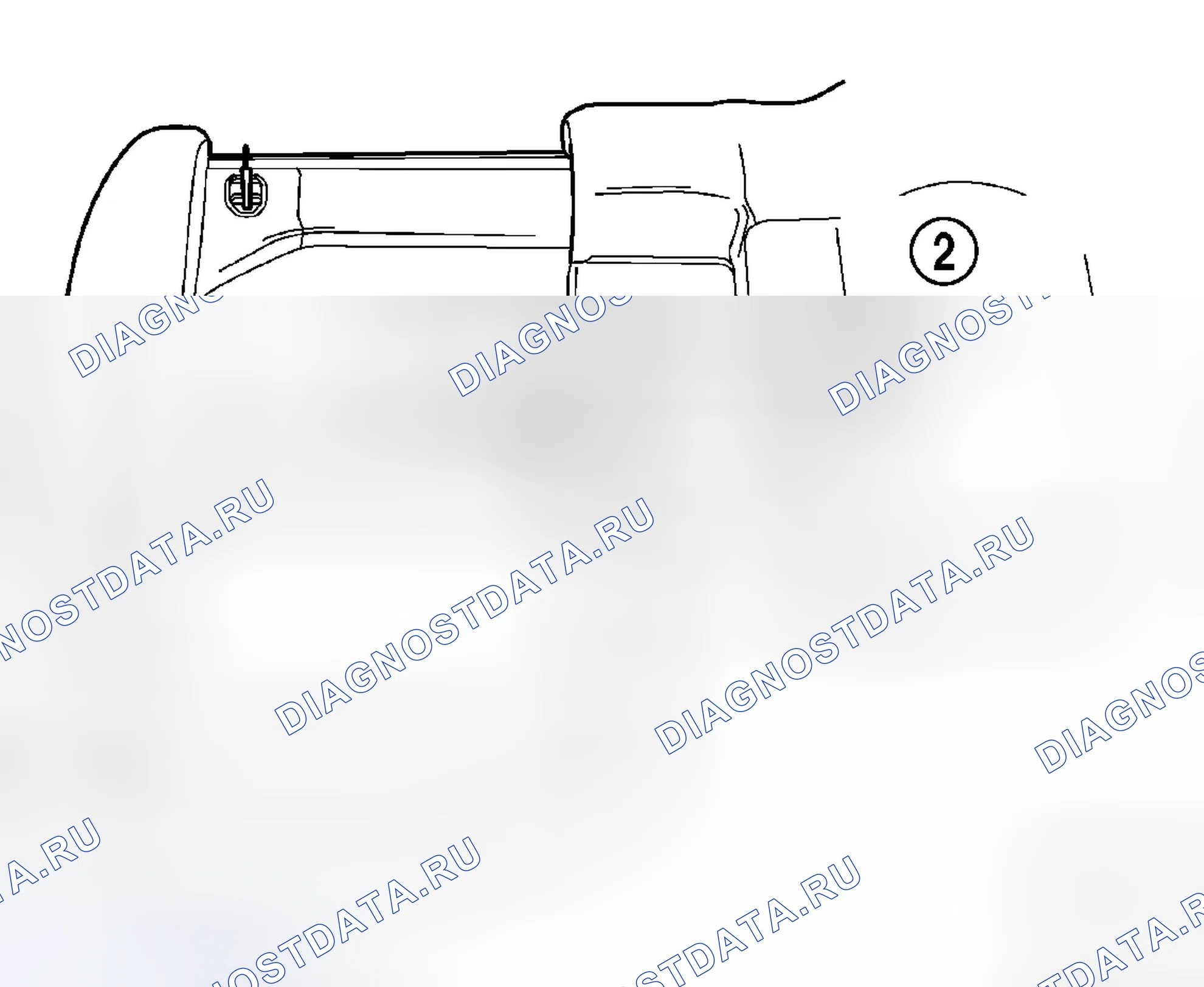 Рис. 470: ПОДЛОКОТНИК-ЗАДНИЙ. Dodge Magnum I рестайлинг