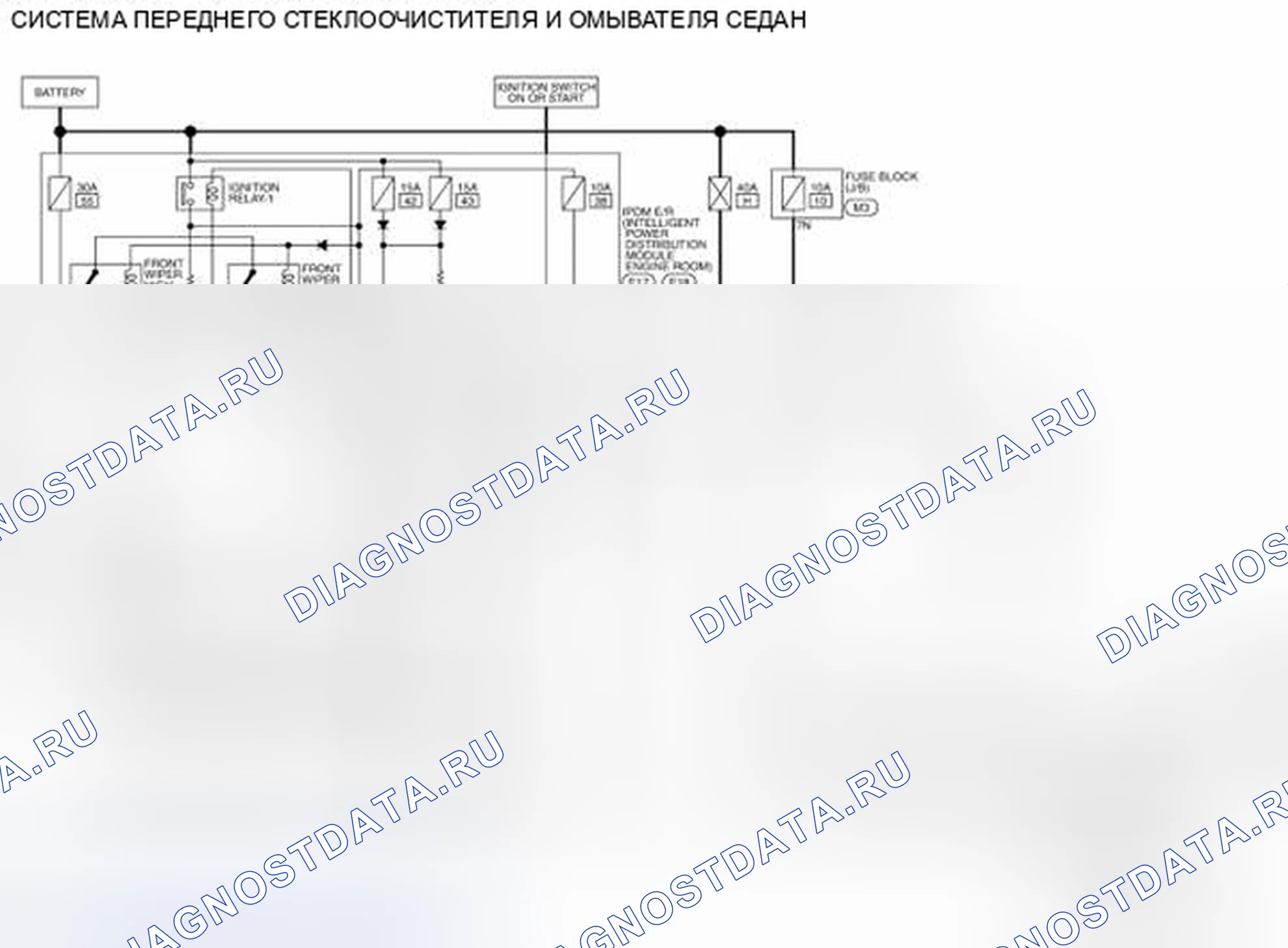 Рис. 30: электросхема - седан. Nissan Altima L32 рестайлинг