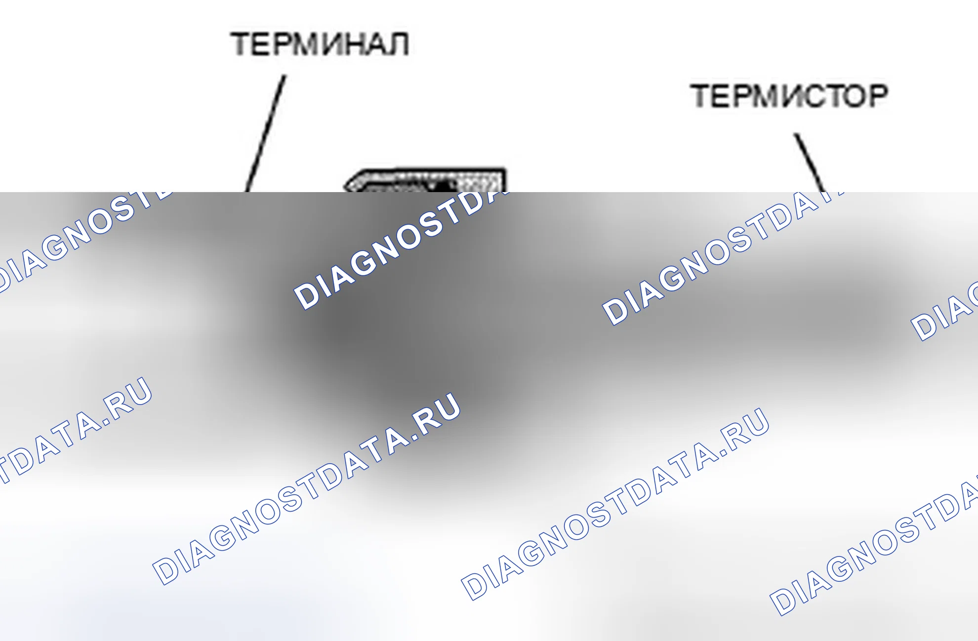 Рис. 566: Датчики 1 и 2 температуры охлаждающей жидкости двигателя (температура охлаждающей жидкости). Honda Crosstour I