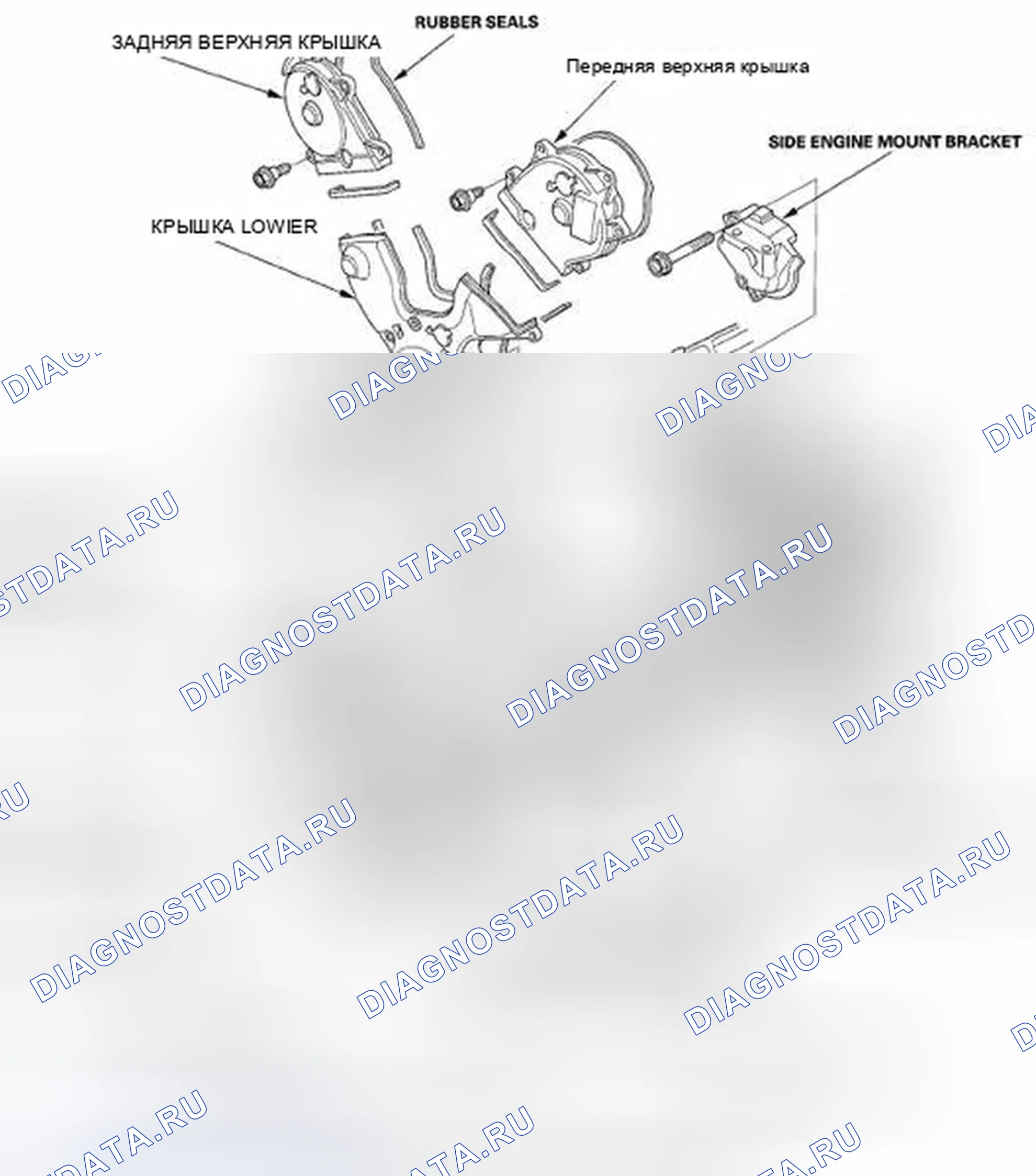 Рис. 175: Индекс расположения компонентов. Honda Odyssey IV