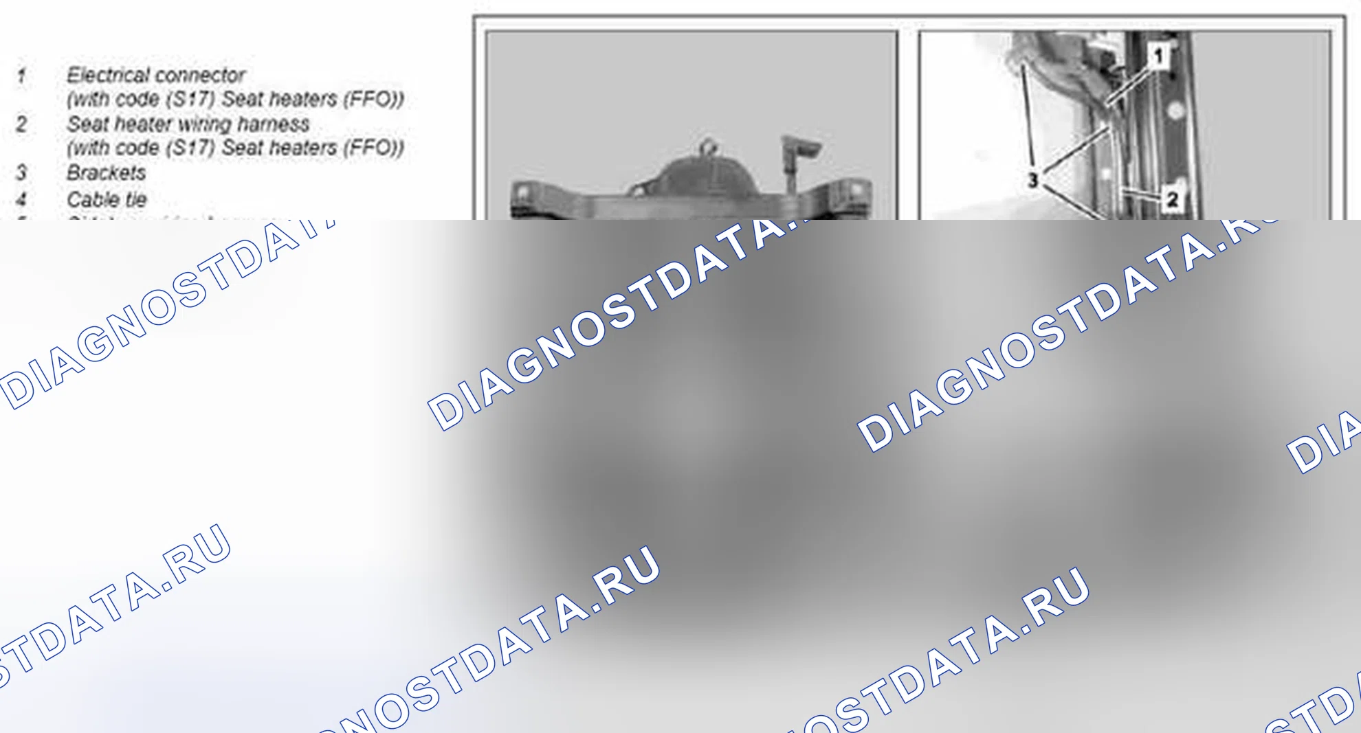 Рис. 28: Демонтаж / монтаж секции пенопласта спинки переднего сиденья - AR91.10-P-1120MCU. Kia Soul I