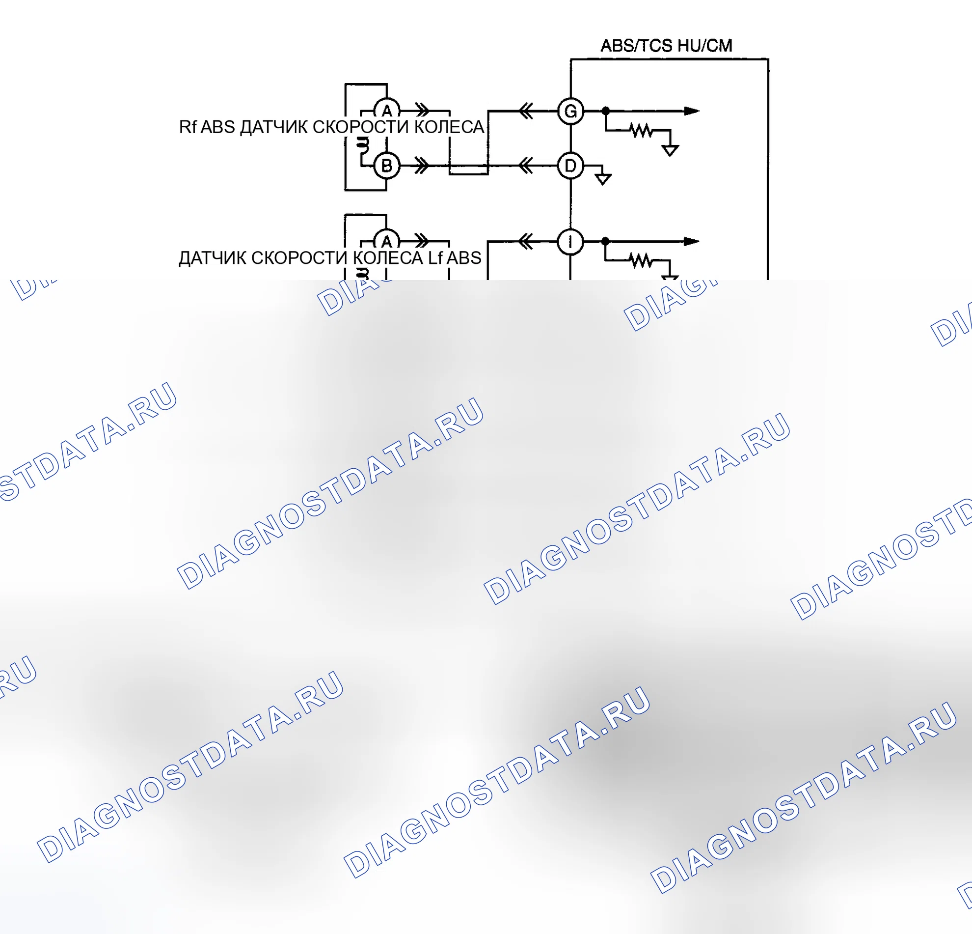 Рис. 7: расшифровка кода ошибки C1145, C1155, C1165, C1175 [ABS / TCS]. Mazda 6 GH рестайлинг