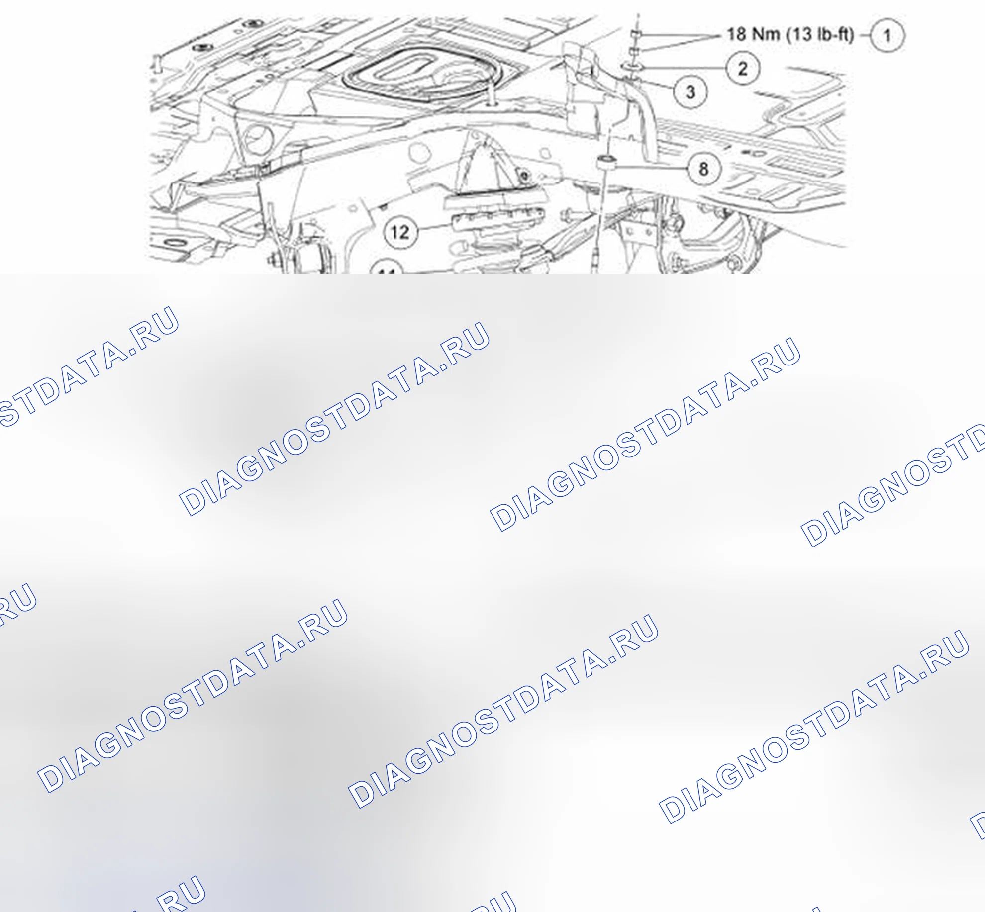 Рис. 11: Амортизатор и пружина в сборе - разнесенный вид. Hyundai Matrix I рестайлинг