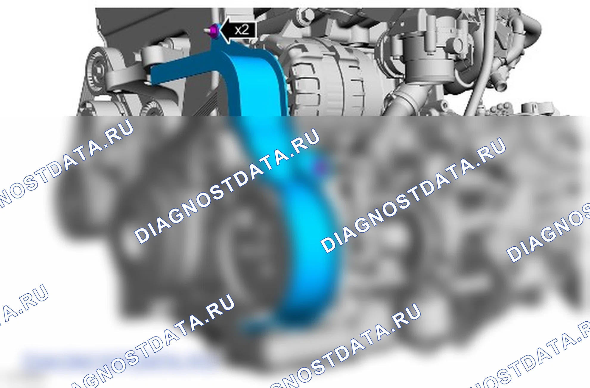 Как снять и установить генератор. Ford Transit VIII