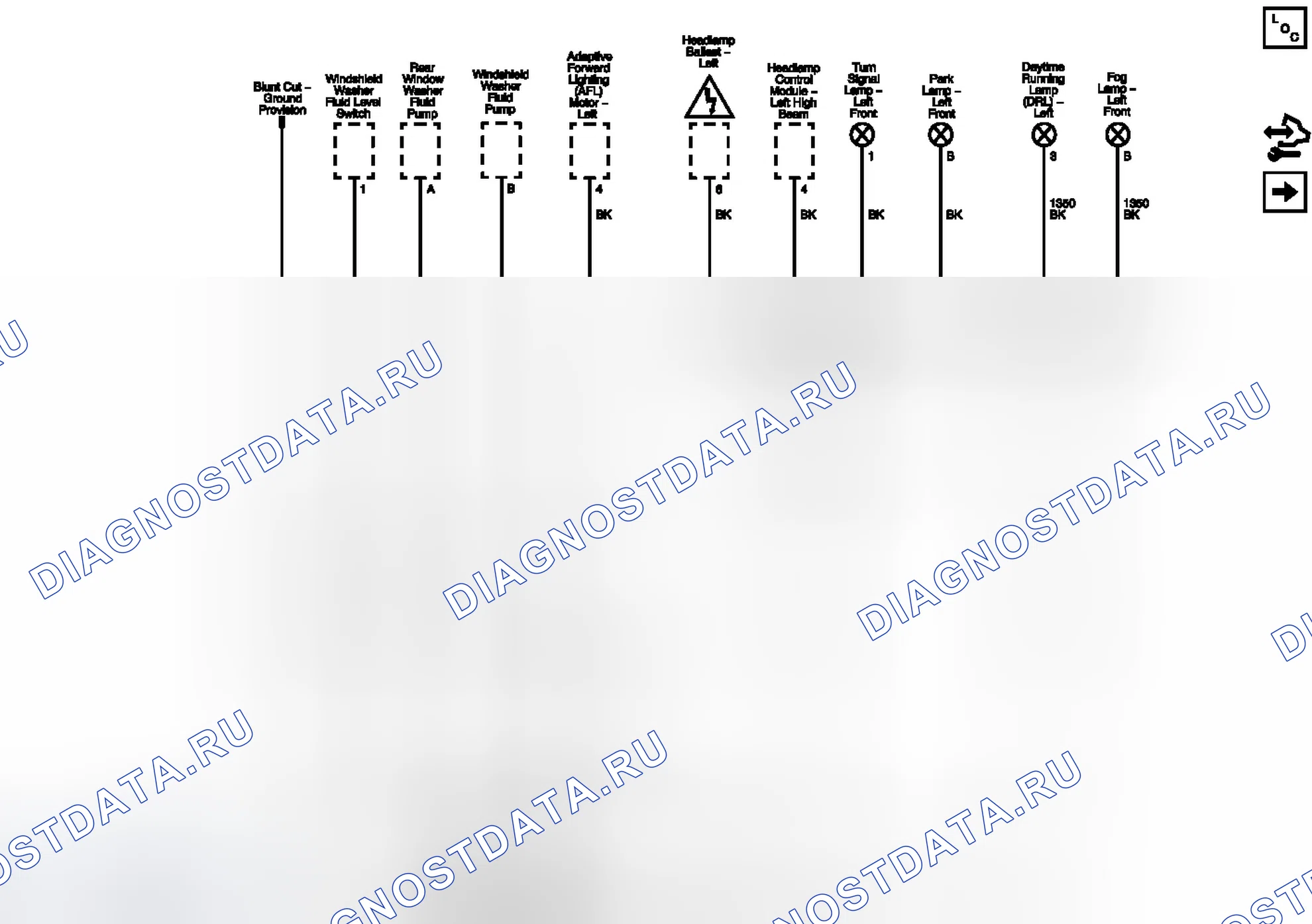 Рис. 56: G101, G103 и G113 (W49). Buick Enclave I