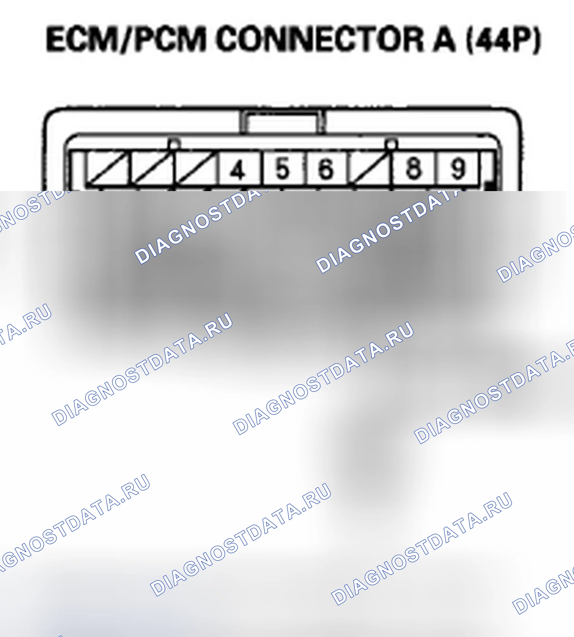 Рис. 840: расшифровка кода ошибки P1297: Низкое напряжение цепи ELD. Honda Civic VIII рестайлинг