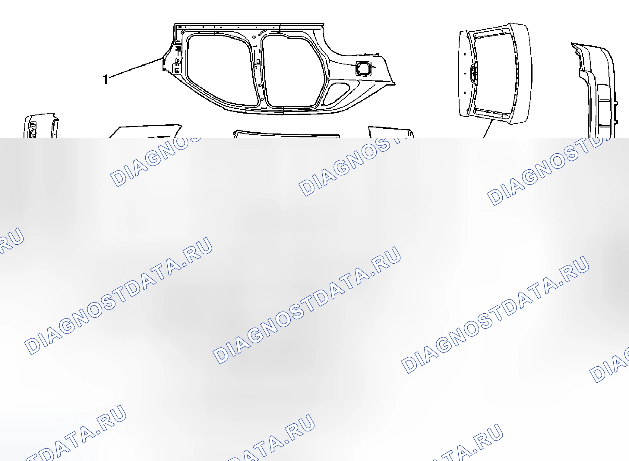 Рис. 13: Идентификация панели. Chevrolet Malibu VI