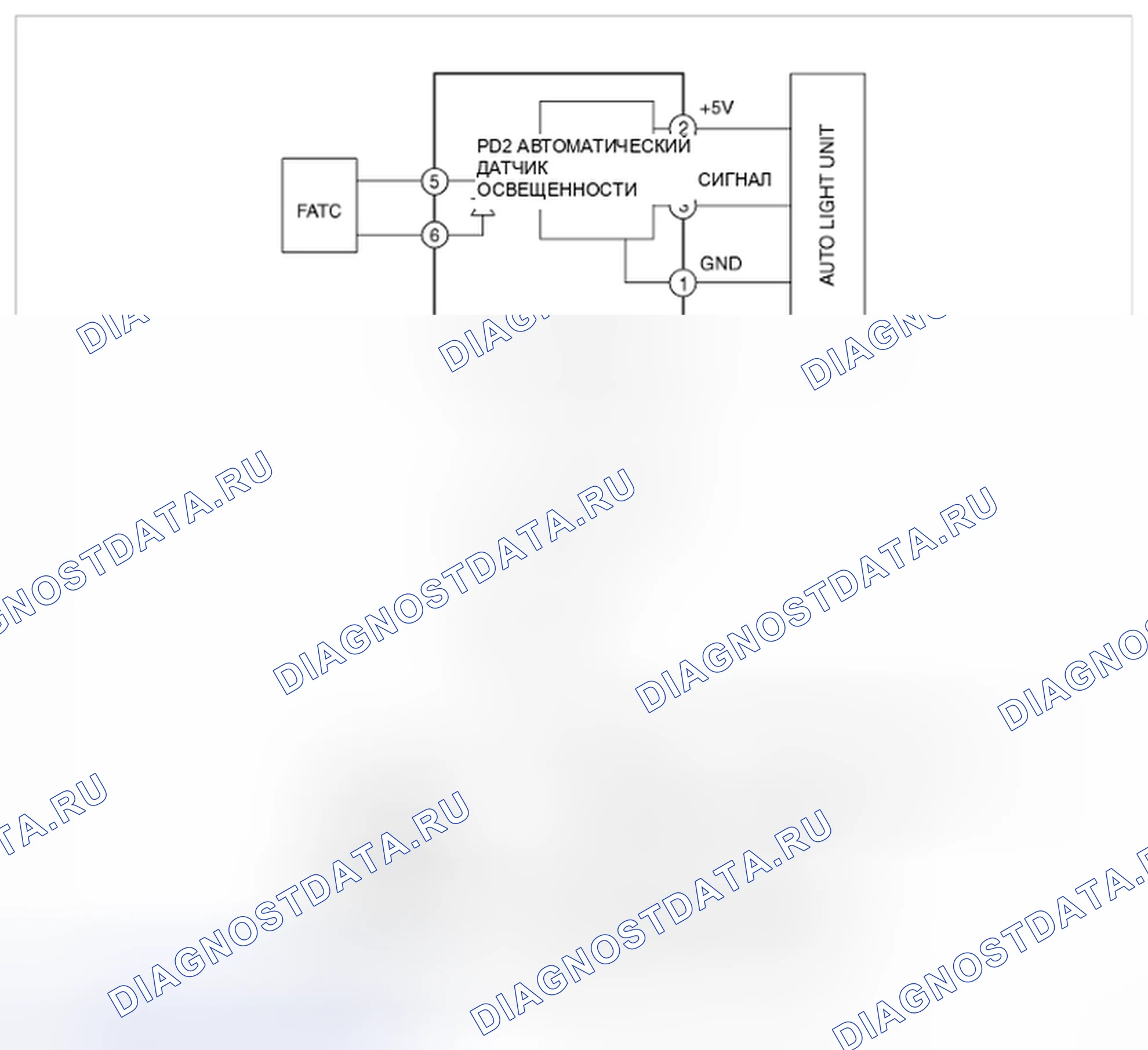 Рис. 2: Принципиальная схема. BMW 6 серия F06/F13/F12