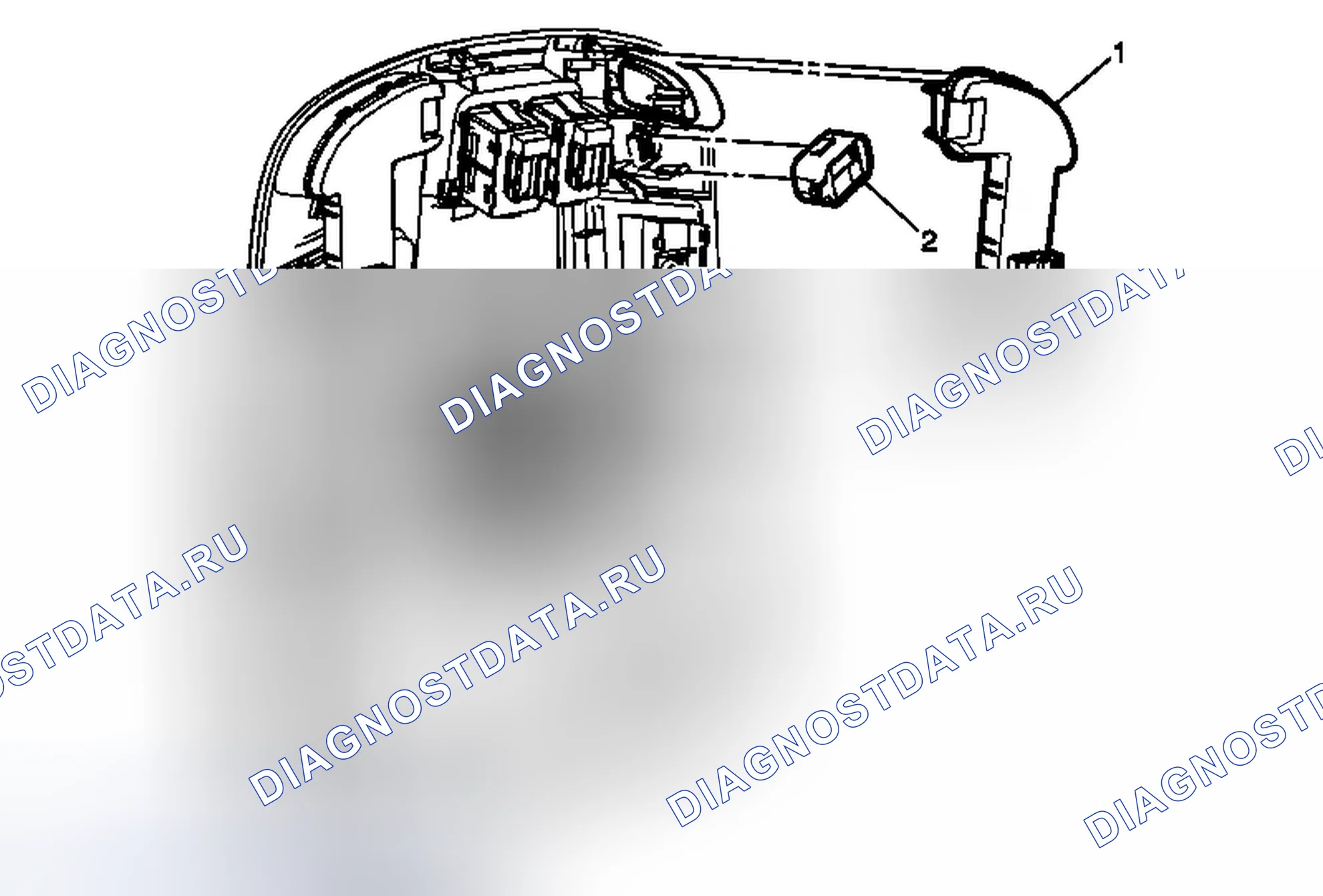Рис. 24: Замена микрофона мобильного телефона. Buick LaCrosse II рестайлинг