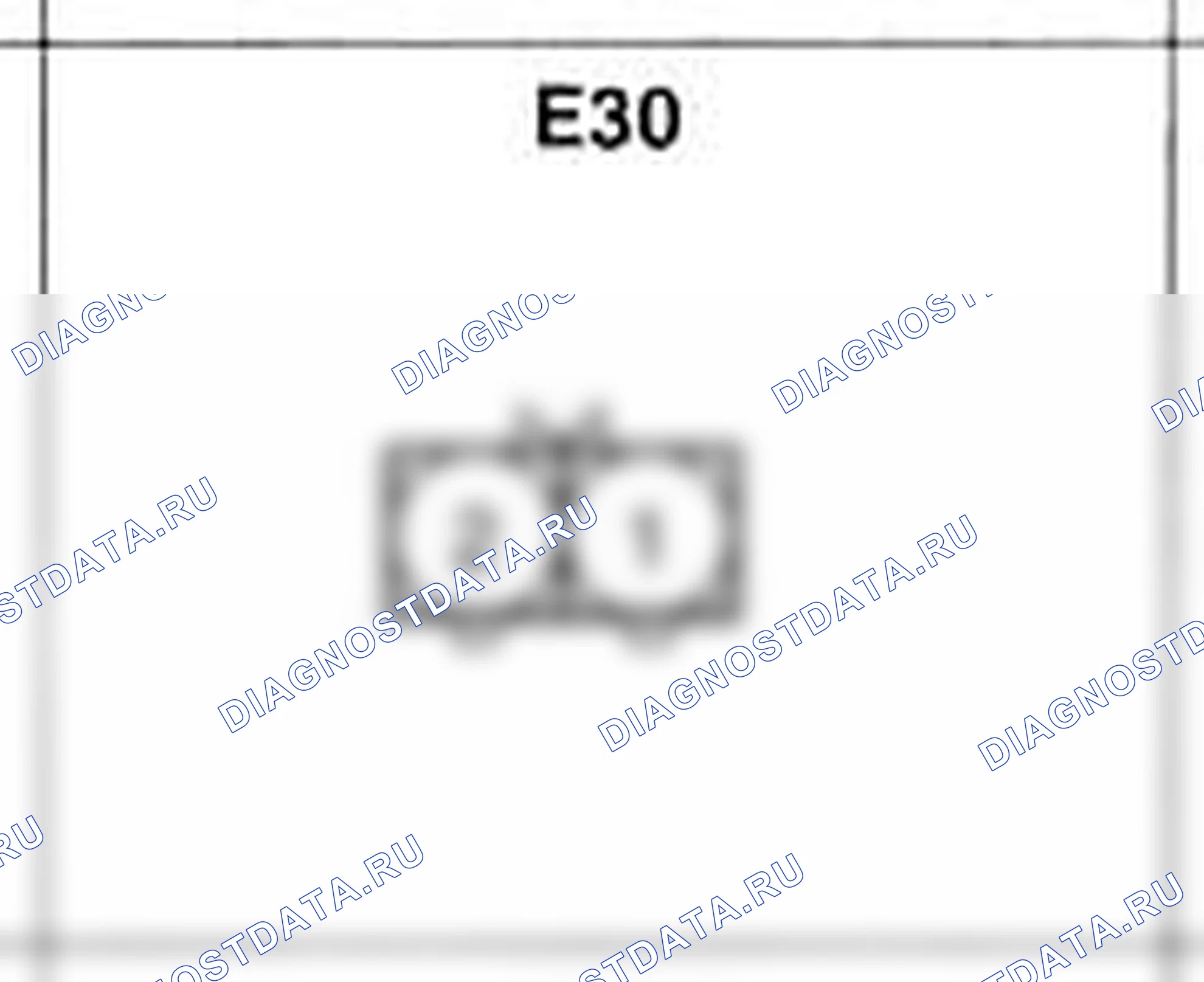 Распиновка разъёма E30 — жгута двигателя. Hyundai H-1 A1