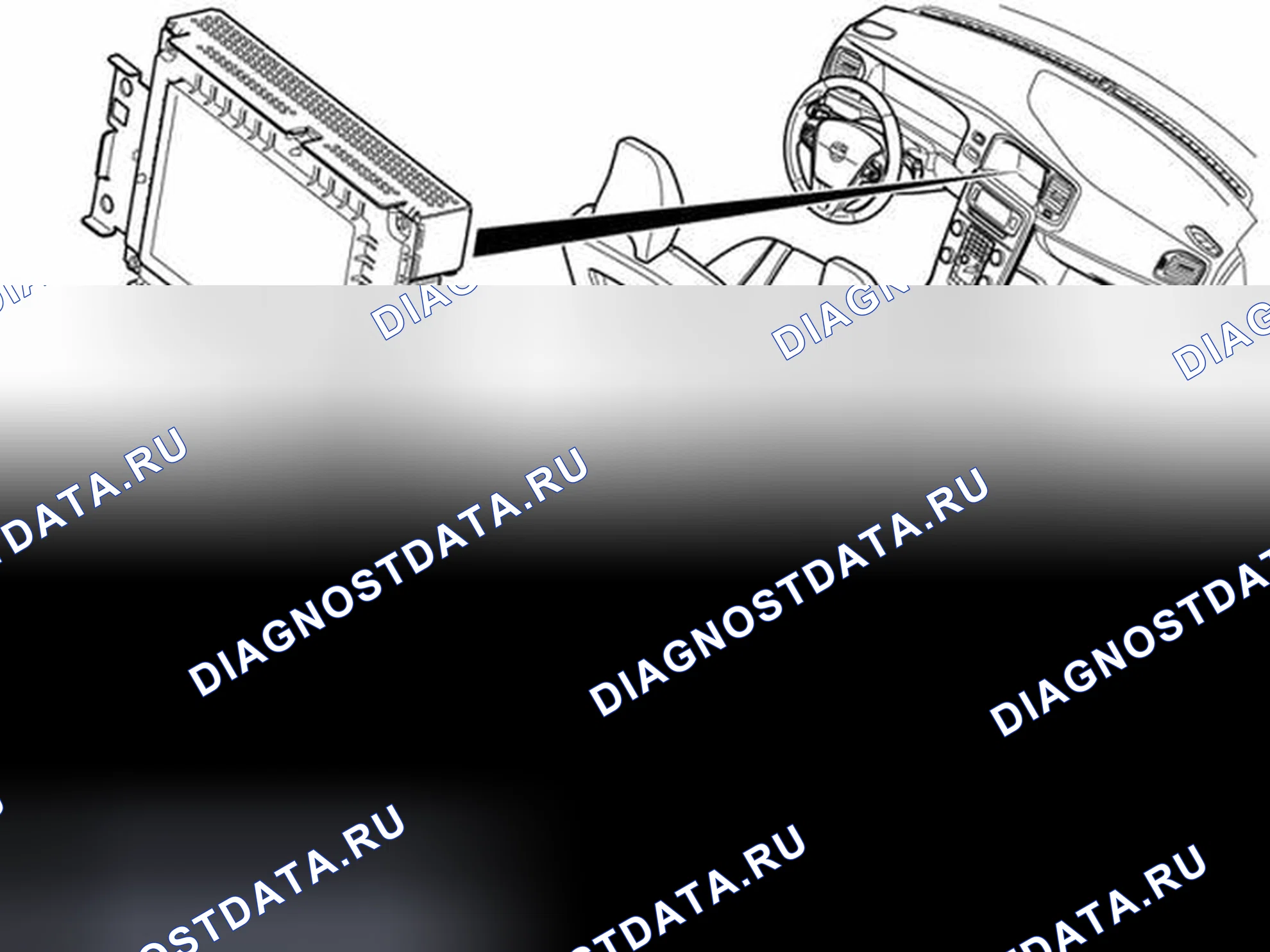 Рис. 158: РАСПОЛОЖЕНИЕ КОМПОНЕНТОВ. Volvo S80 II