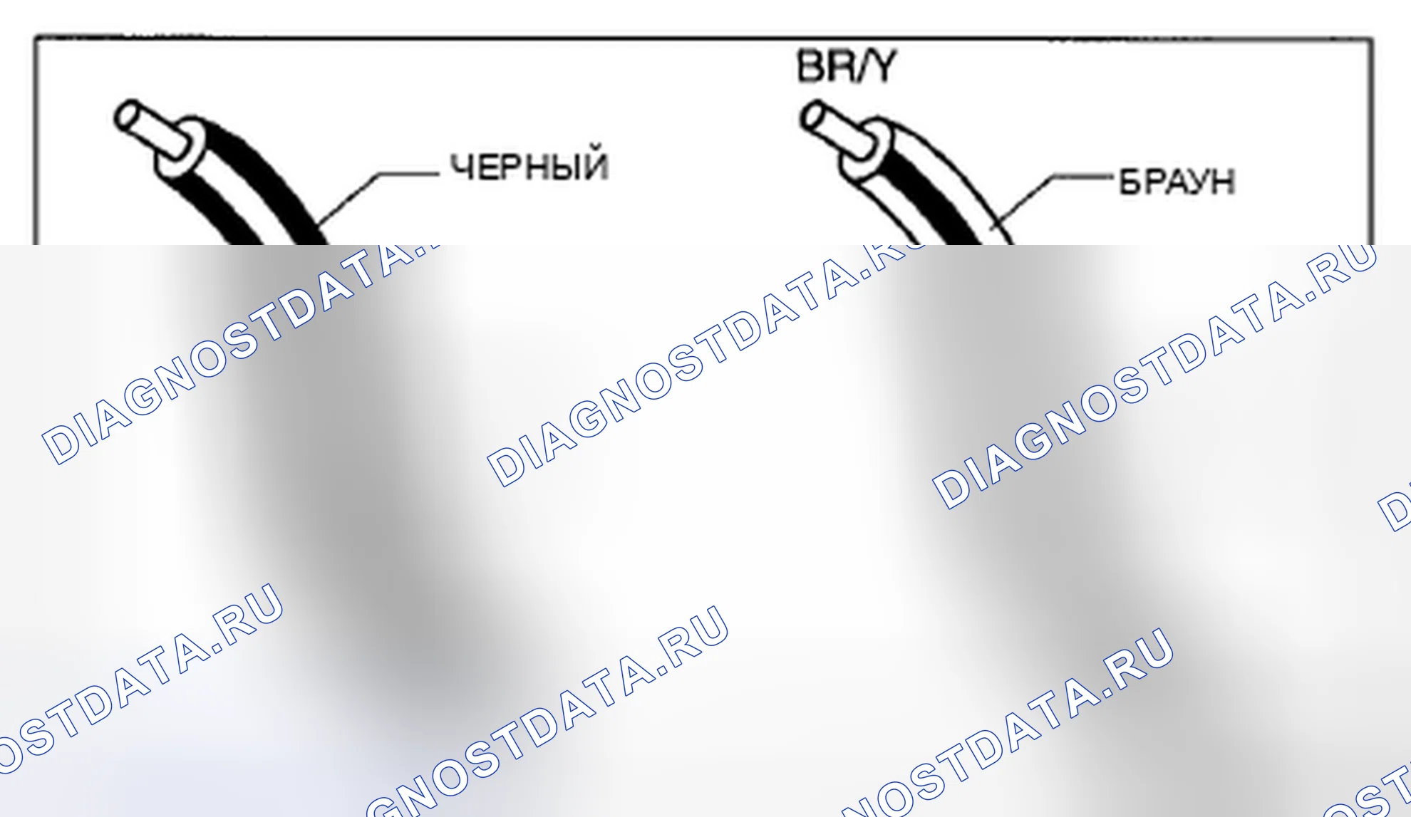 Рис. 19: Идентификация цветов проводов. Mazda CX-5 I