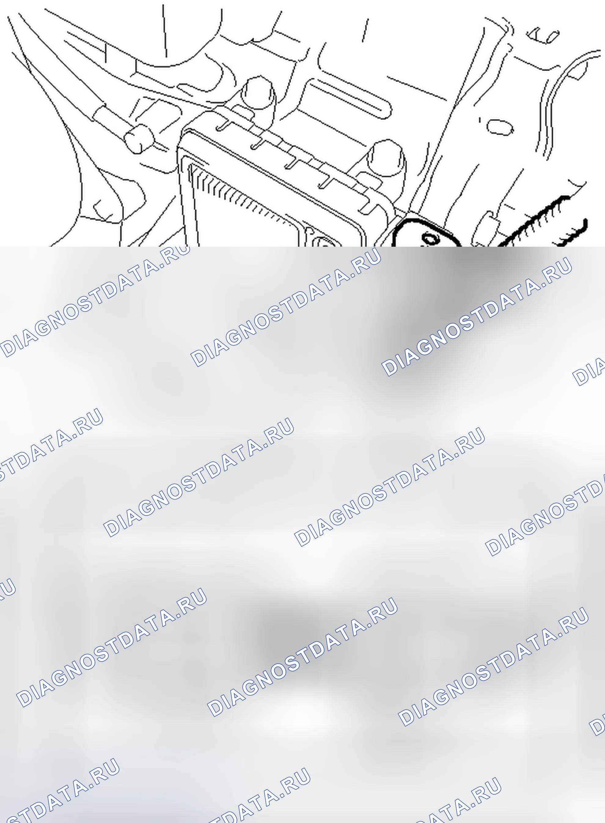 Рис. 232: ДЕМОНТАЖ. Toyota Camry XV40 рестайлинг