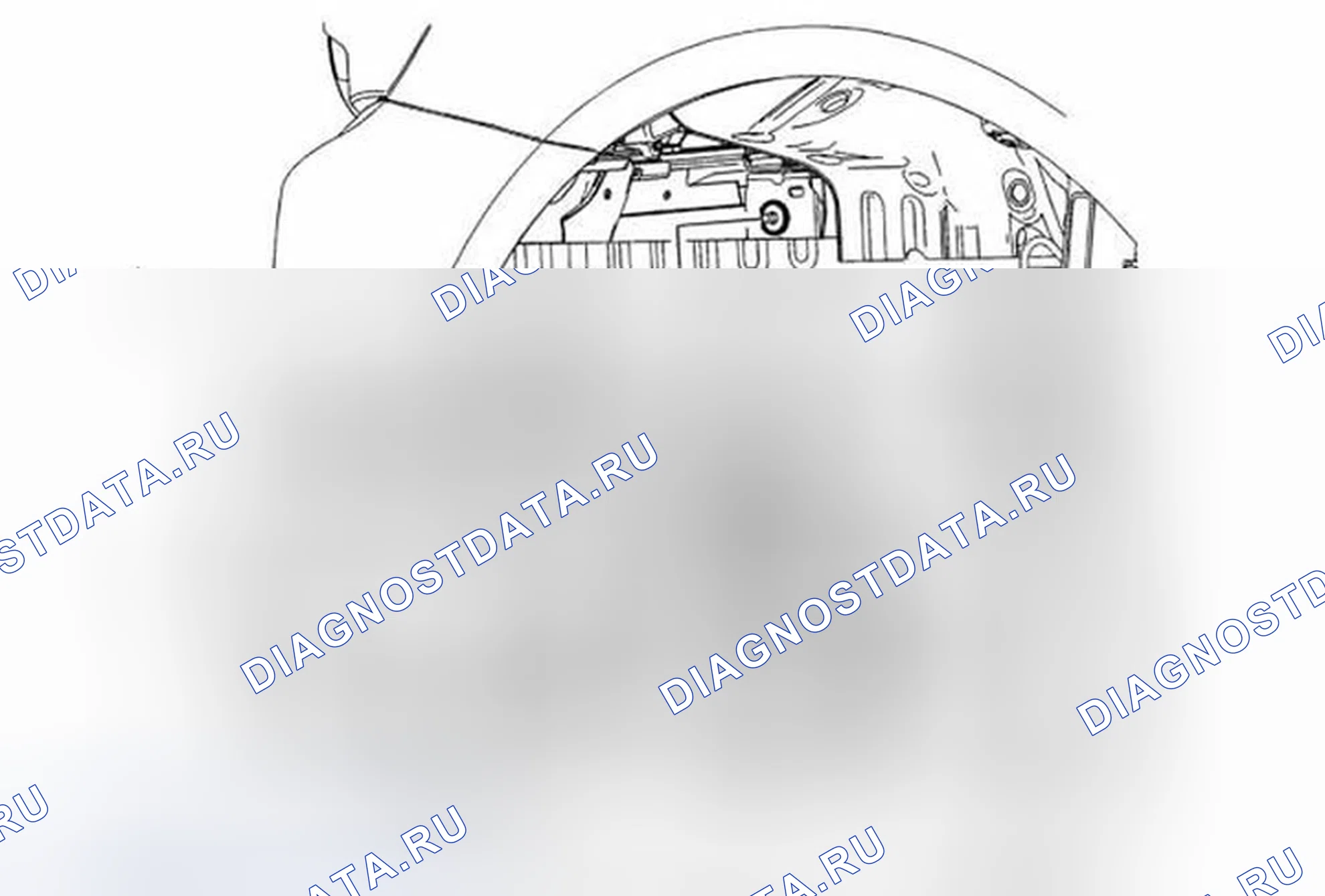 Рис. 11: Замена контейнера растворителя омывателя ветрового стекла. Chevrolet Sonic I