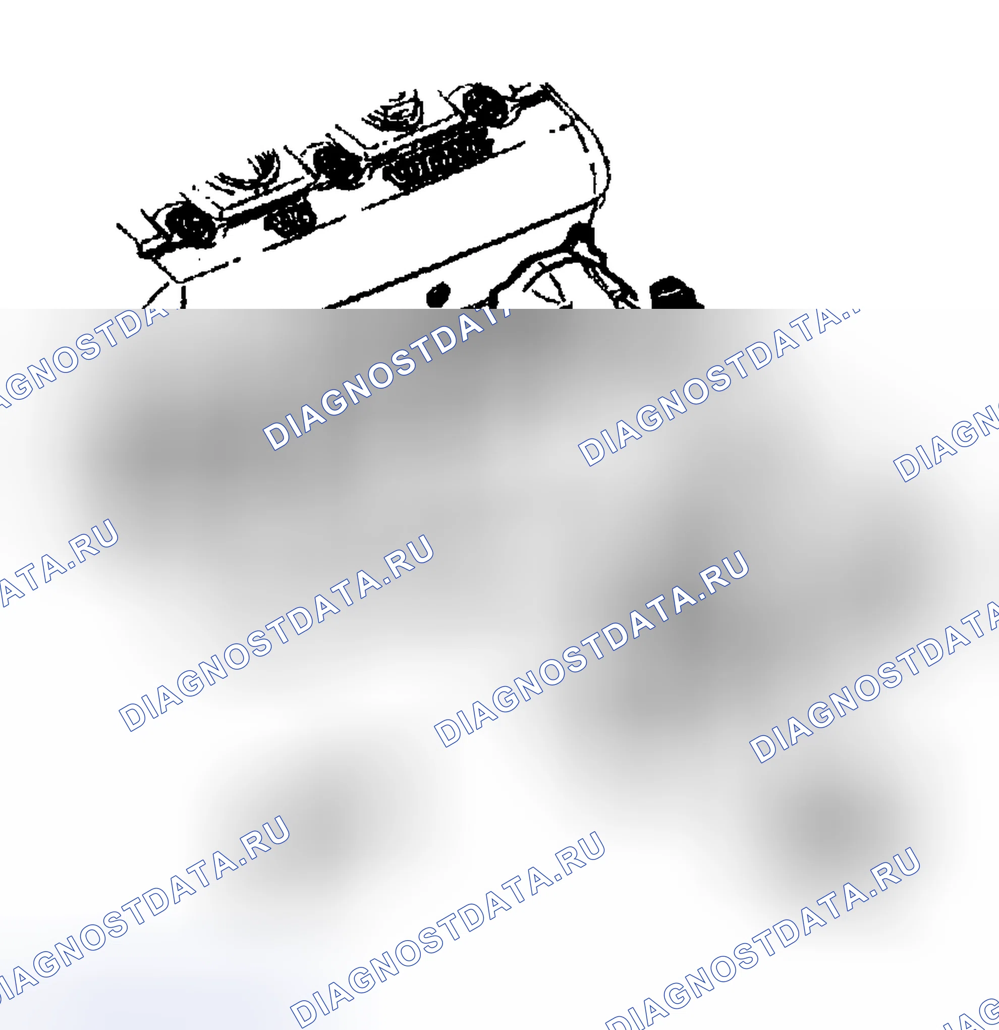 Рис. 212: Демонтаж выпускного коллектора - слева. GMC Sierra 2500 